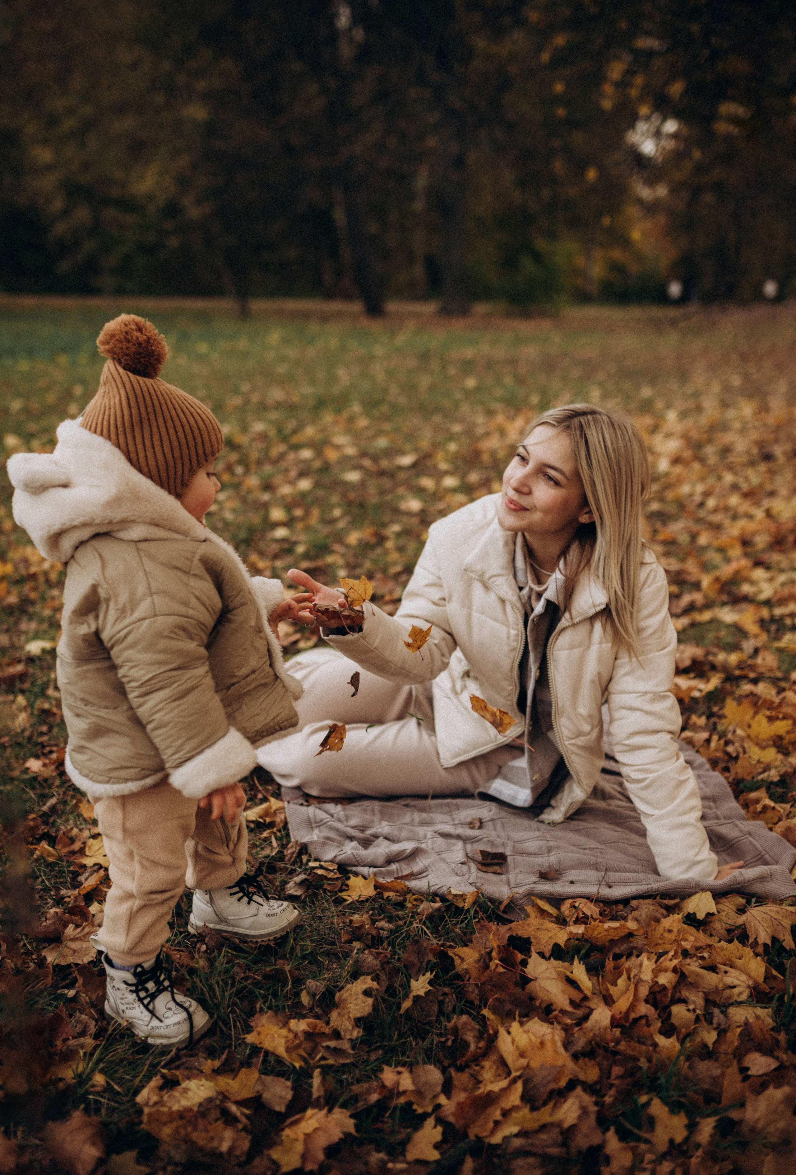 Осенняя фотосессия в парке. Семейный фотограф в Домодедово и Москве Елена Пичугина