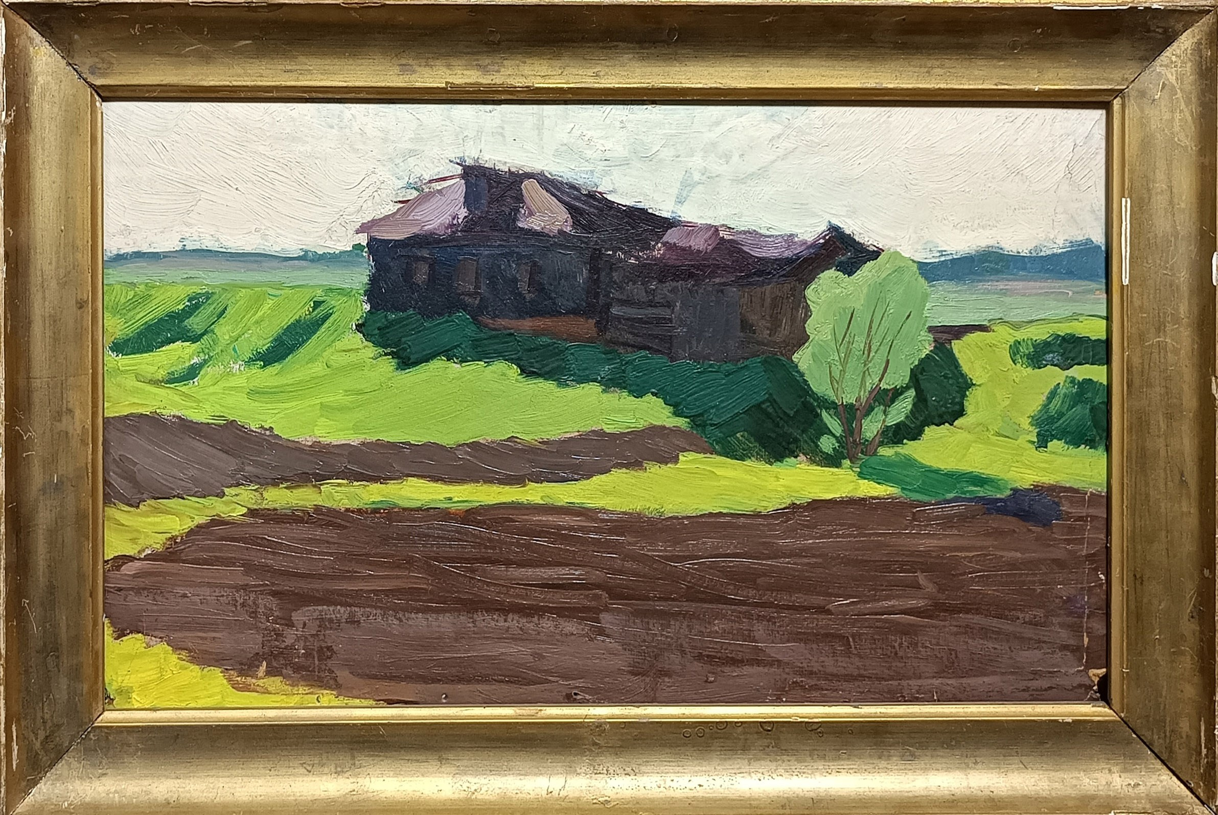 «Весеннее солнце» 1956 год. Художник Величко Вадим Семёнович