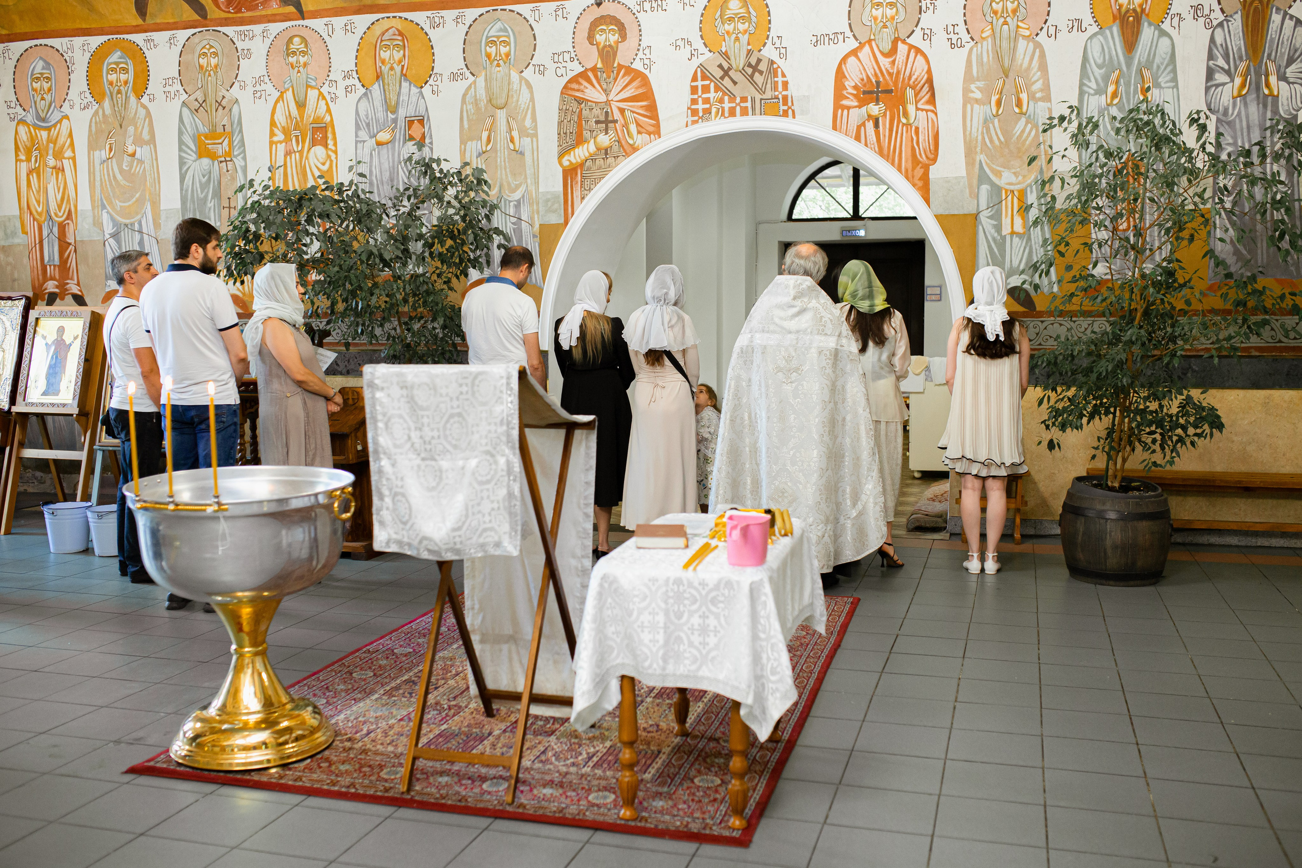 Крещение Грузинская церковь. Свадебный и семейный фотограф