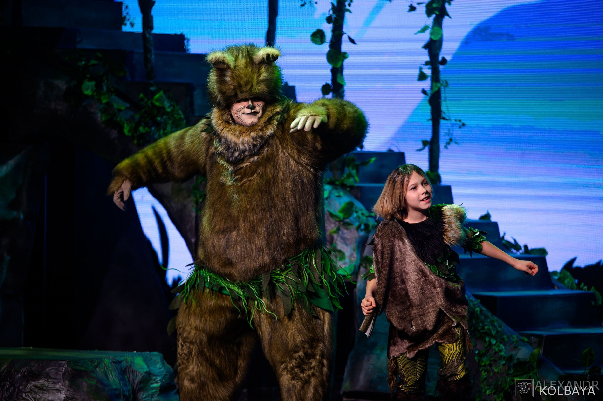 Мюзикл «Маугли». Концертный и театральный репортажный фотограф в Москве Александр Колбая