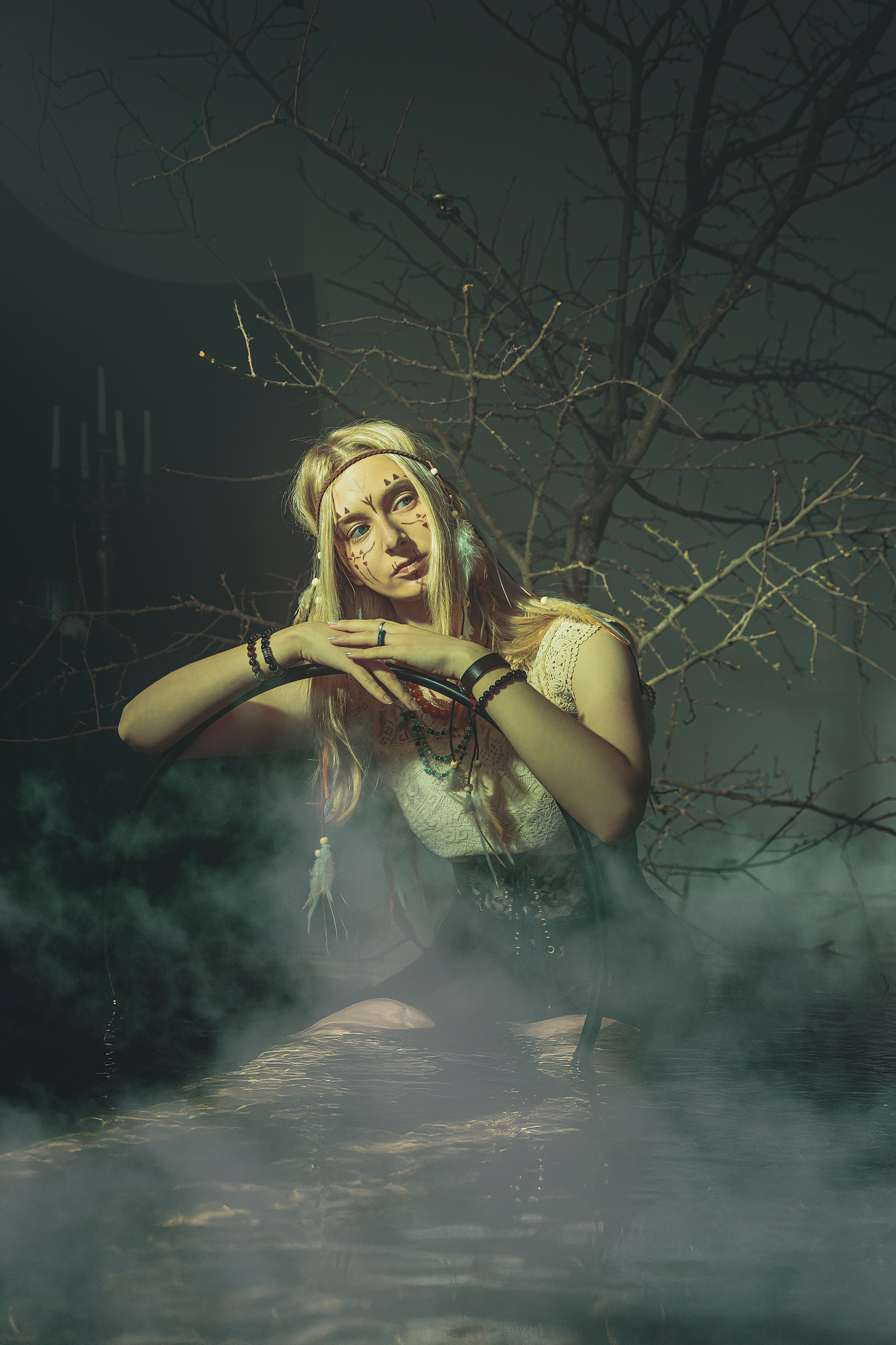 Индивидуальная съёмка в Ростове на Дону для Александры. Тематическая творческая фотосъёмка на скандинавскую тематику. Скандинавская мифология фотосессия 