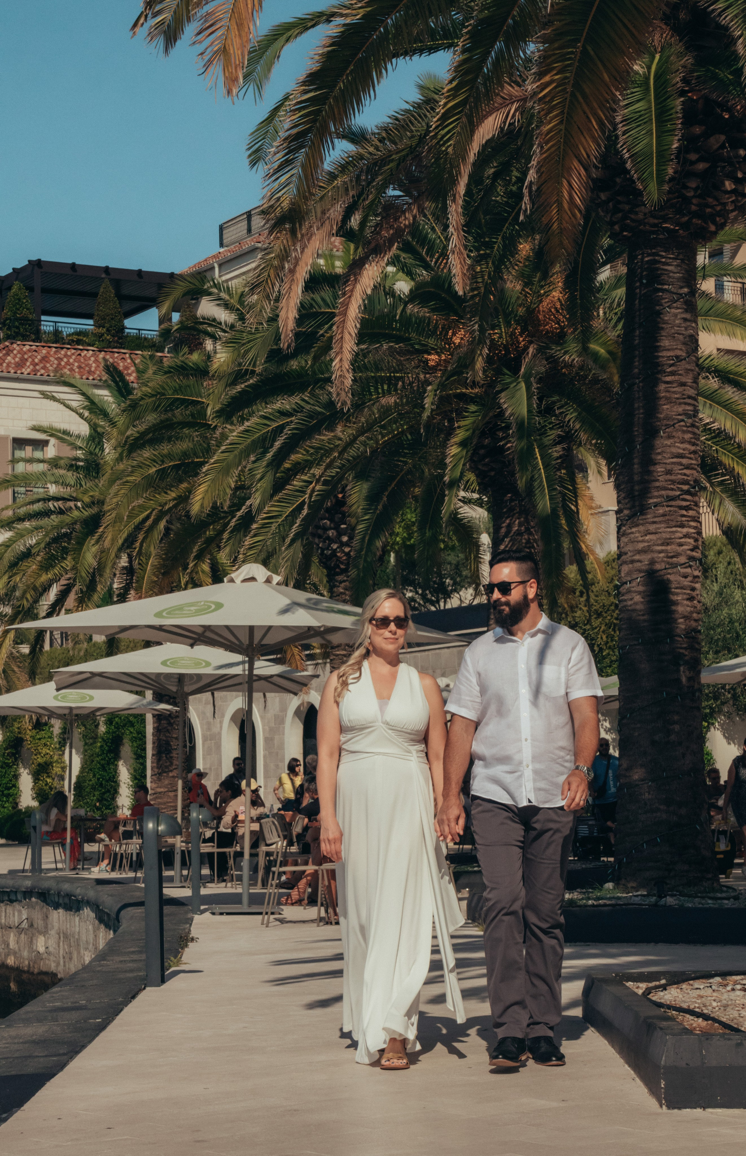 Nancy and Justin Adriatic anniversary. Portrait photographer in Tivat Montenegro Katerina Kirsanova