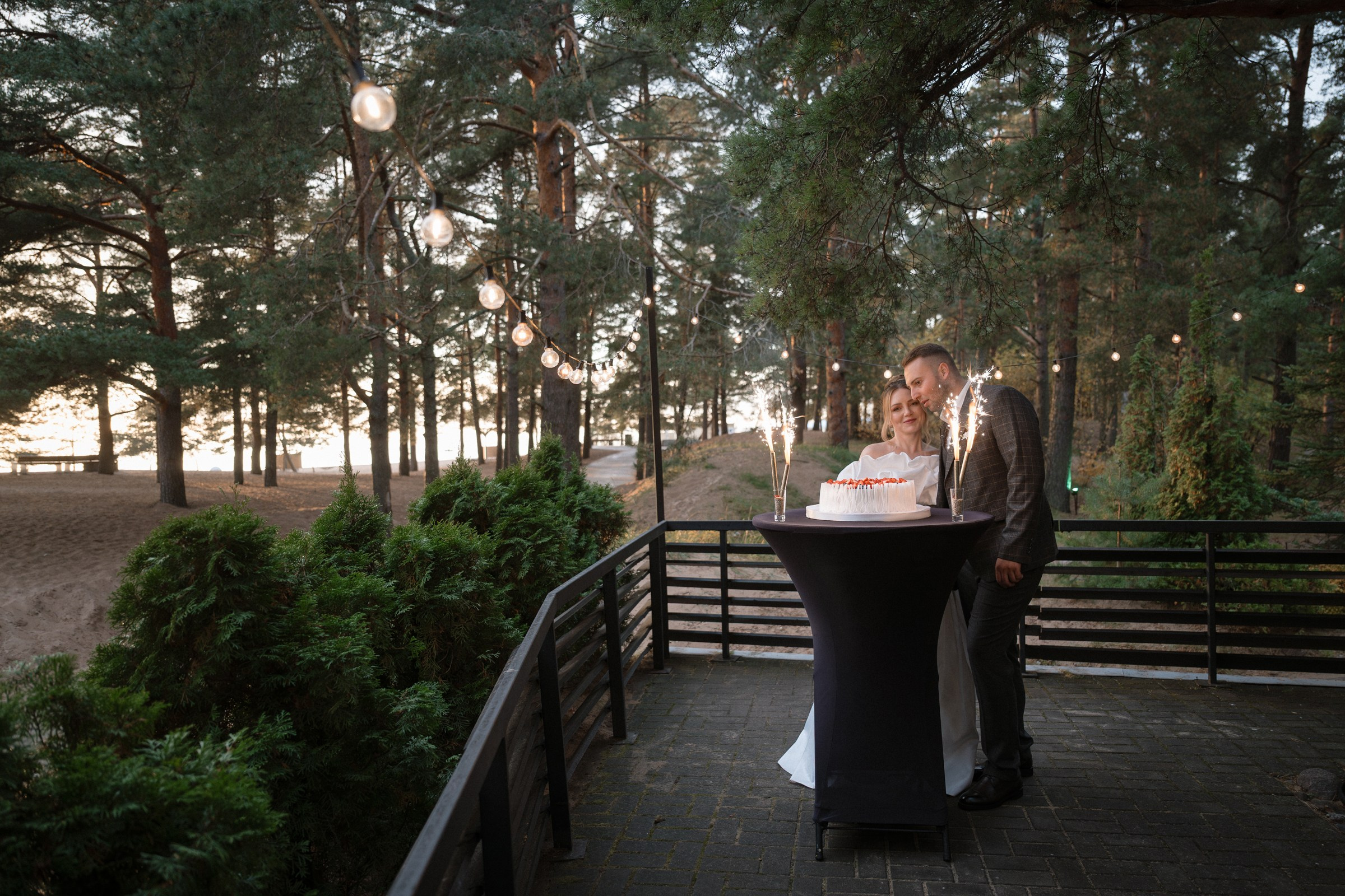 Свадебный ужин в ресторане Атлантис на Финском заливе