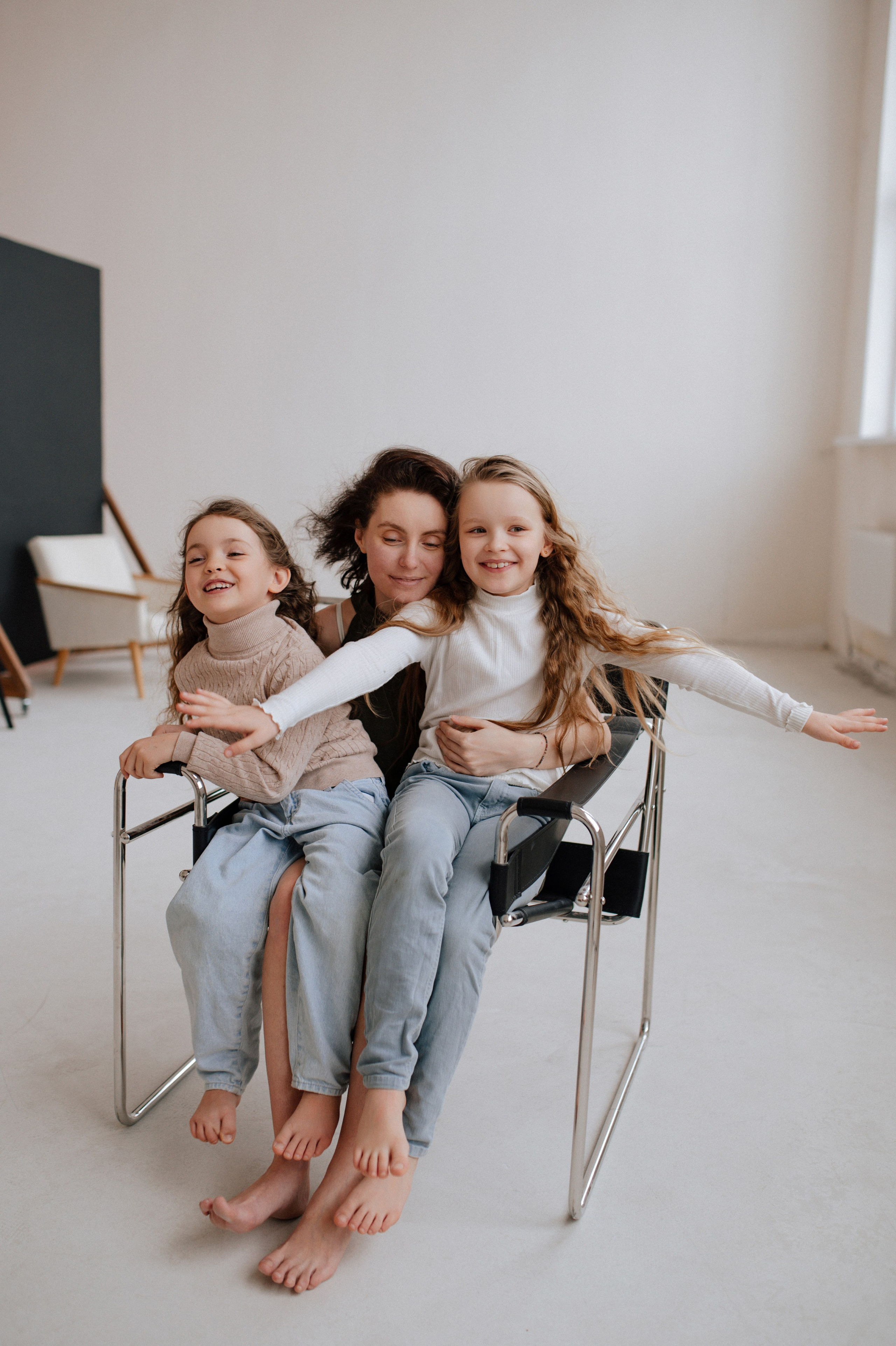 Мама и дочки. Фотограф Светлана Васильева