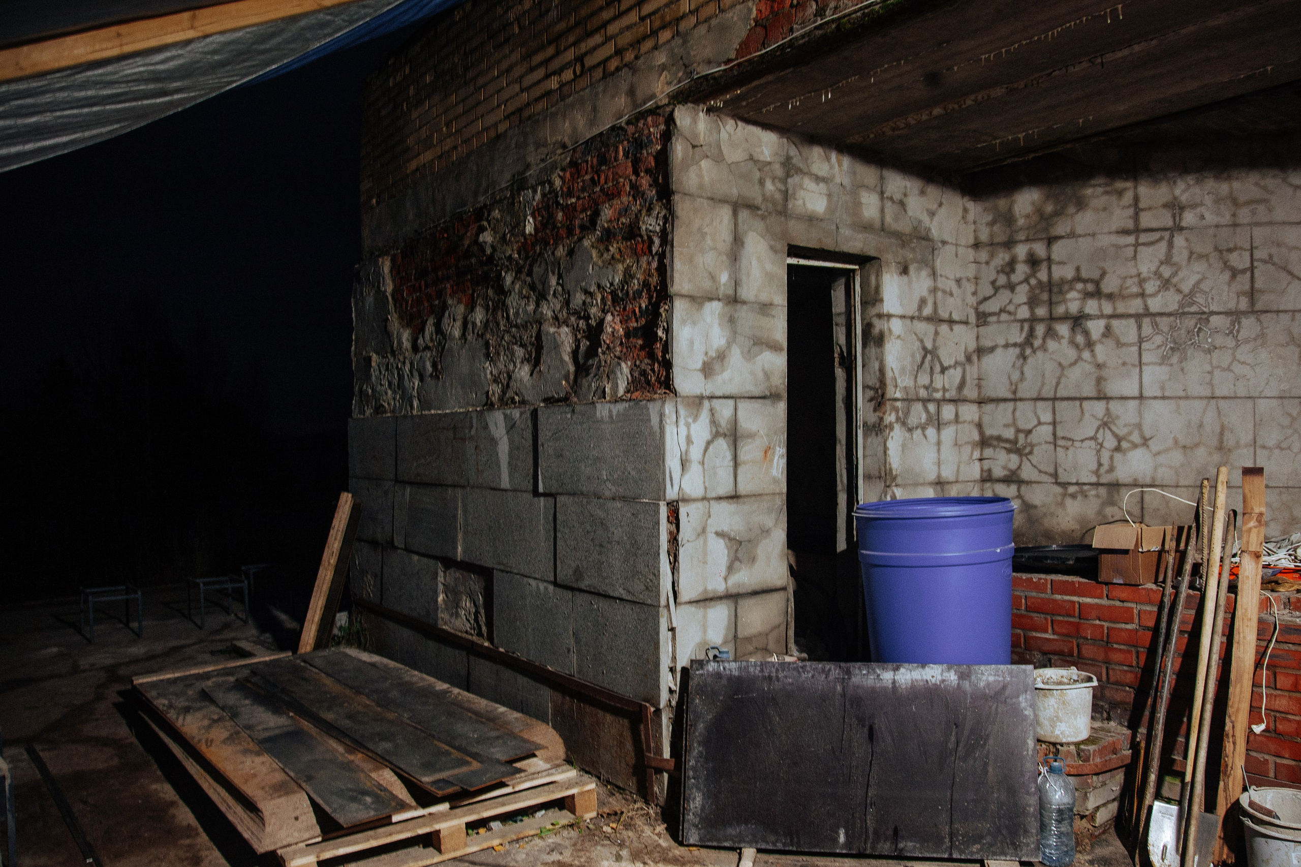 Строительство Ступы в Яхроме. Фотография, как она есть