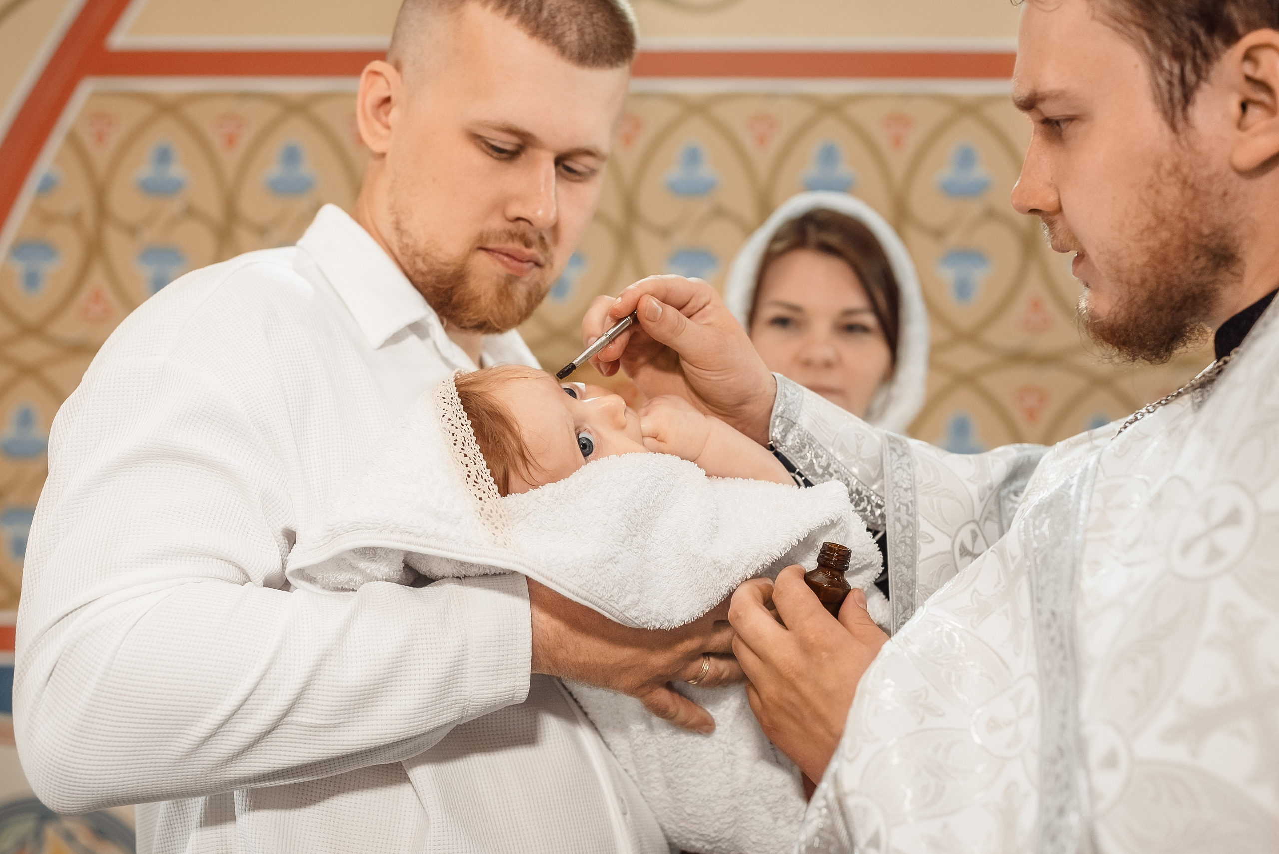 Храм Угрешского. Крещение на Вербное. Церковный фотограф на Таинство Крещения и Венчания в Оренбурге и Оренбургской области Екатерина Белкина