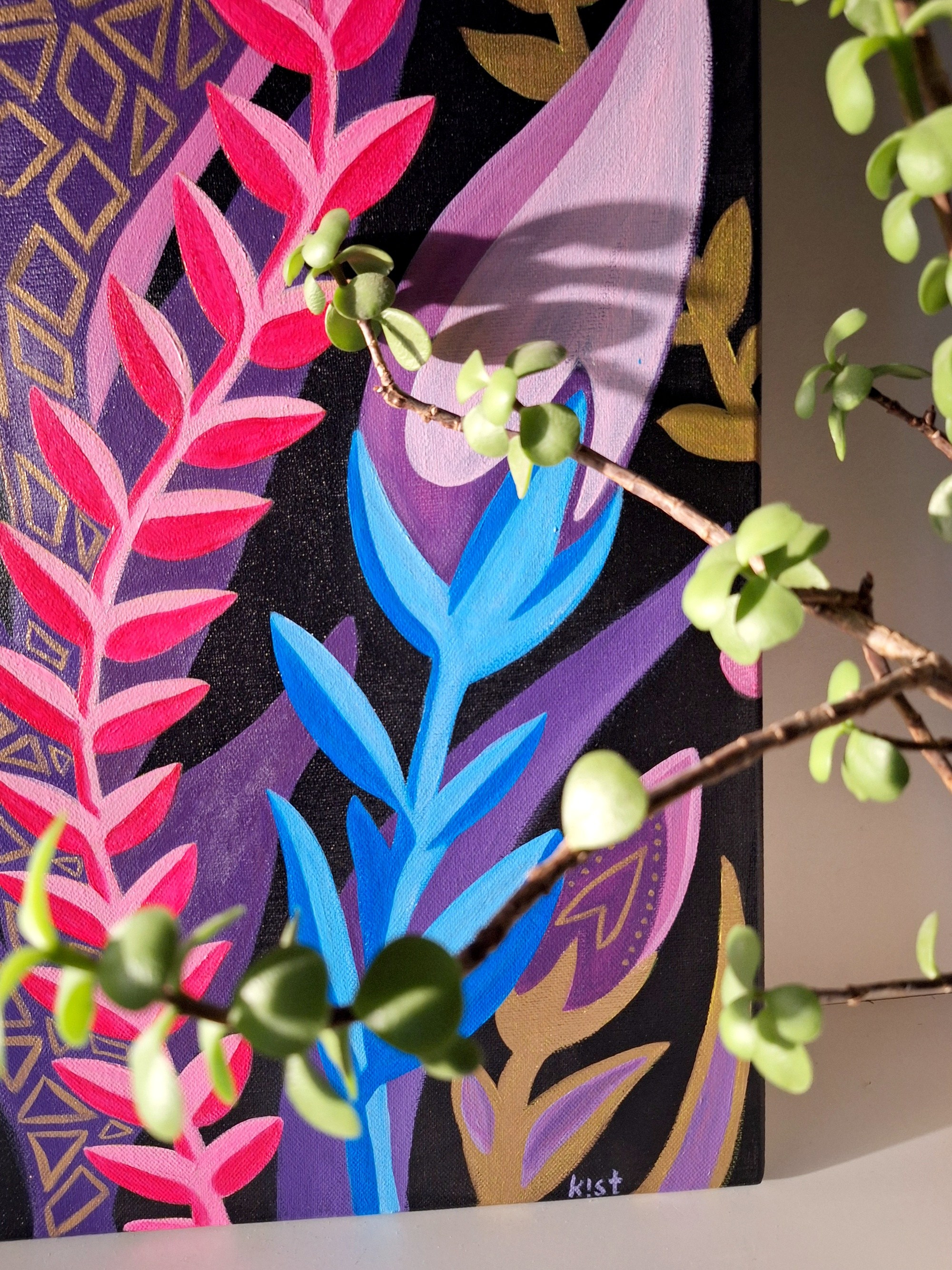 Дивный сад. Художник Анастасия Кисткина, Петербург