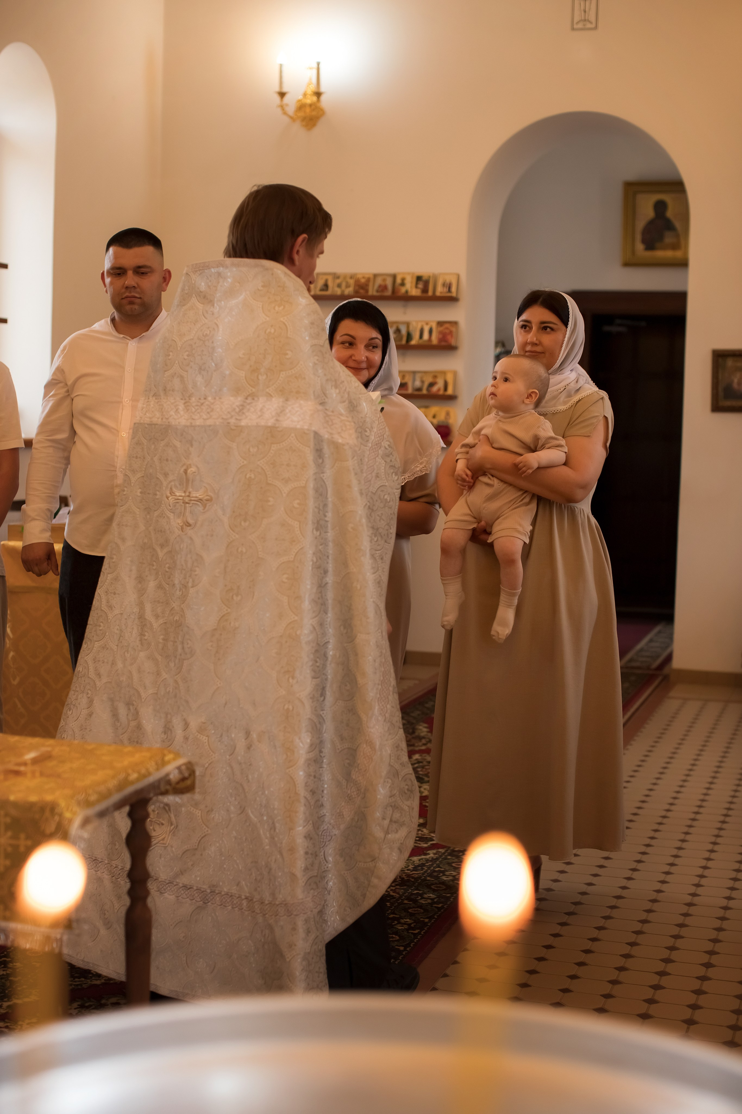 Таинство Крещения Мирона. Семейный и детский фотограф в Саратове Полина Коткина