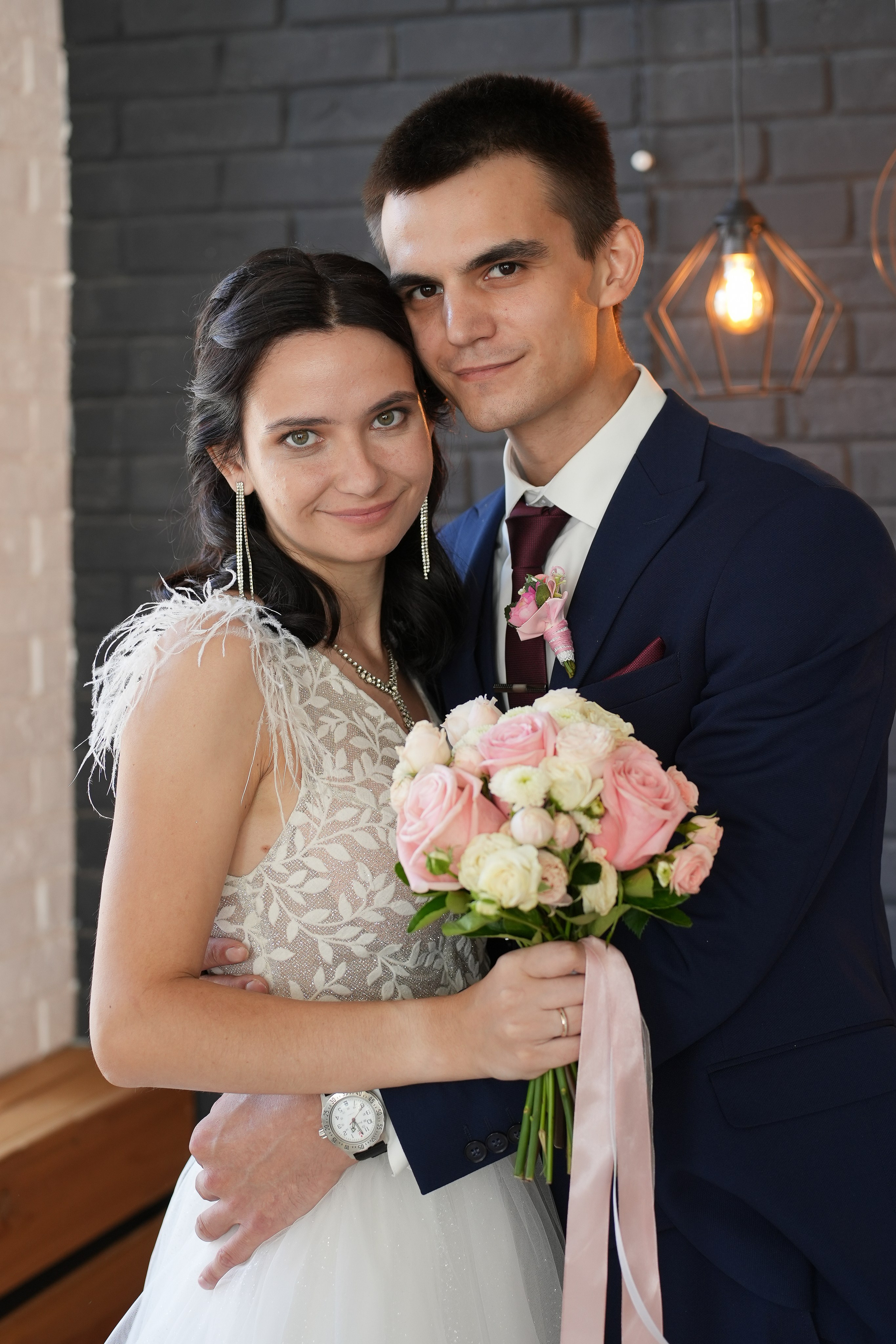 Свадебная фотосессия в интерьерной студии. Семейный фотограф Владимир Просвиркин. г. Самара