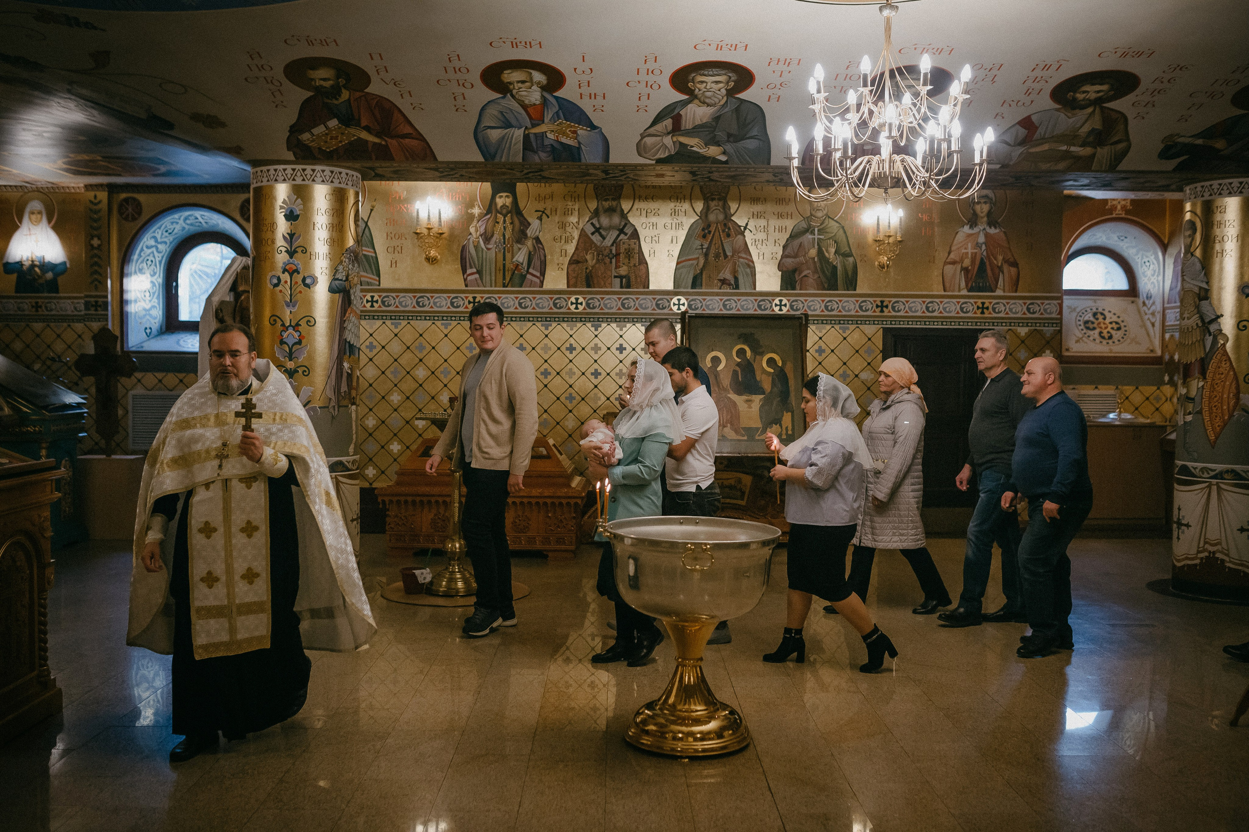 Крещение Софии. Храм Никольский. Семейный фотограф в Сургуте