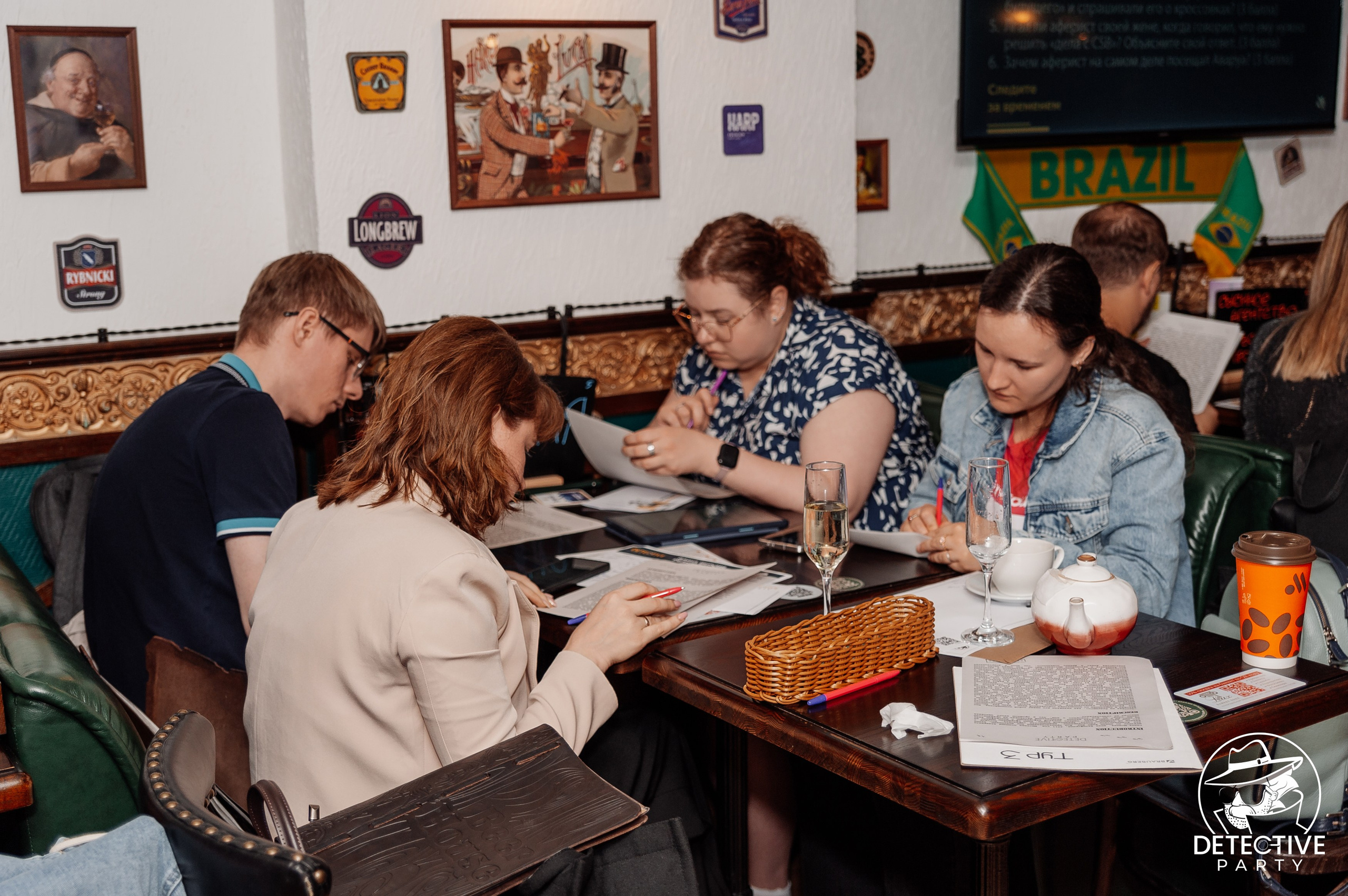 Игра «Детектив party». Свадебный и репортажный фотограф СПб