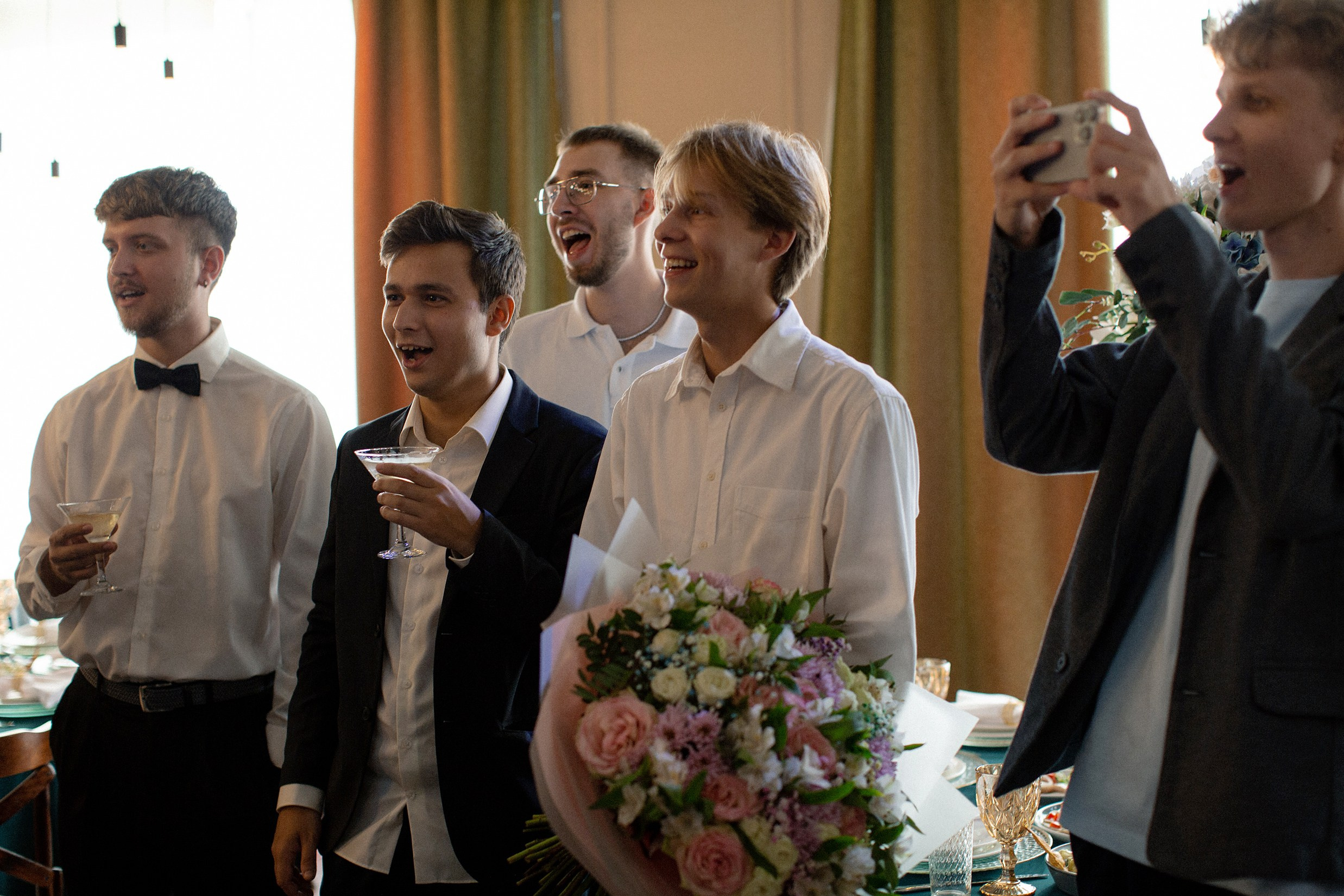 Свадьба с гостями. Свадебный и портретный фотограф Москва