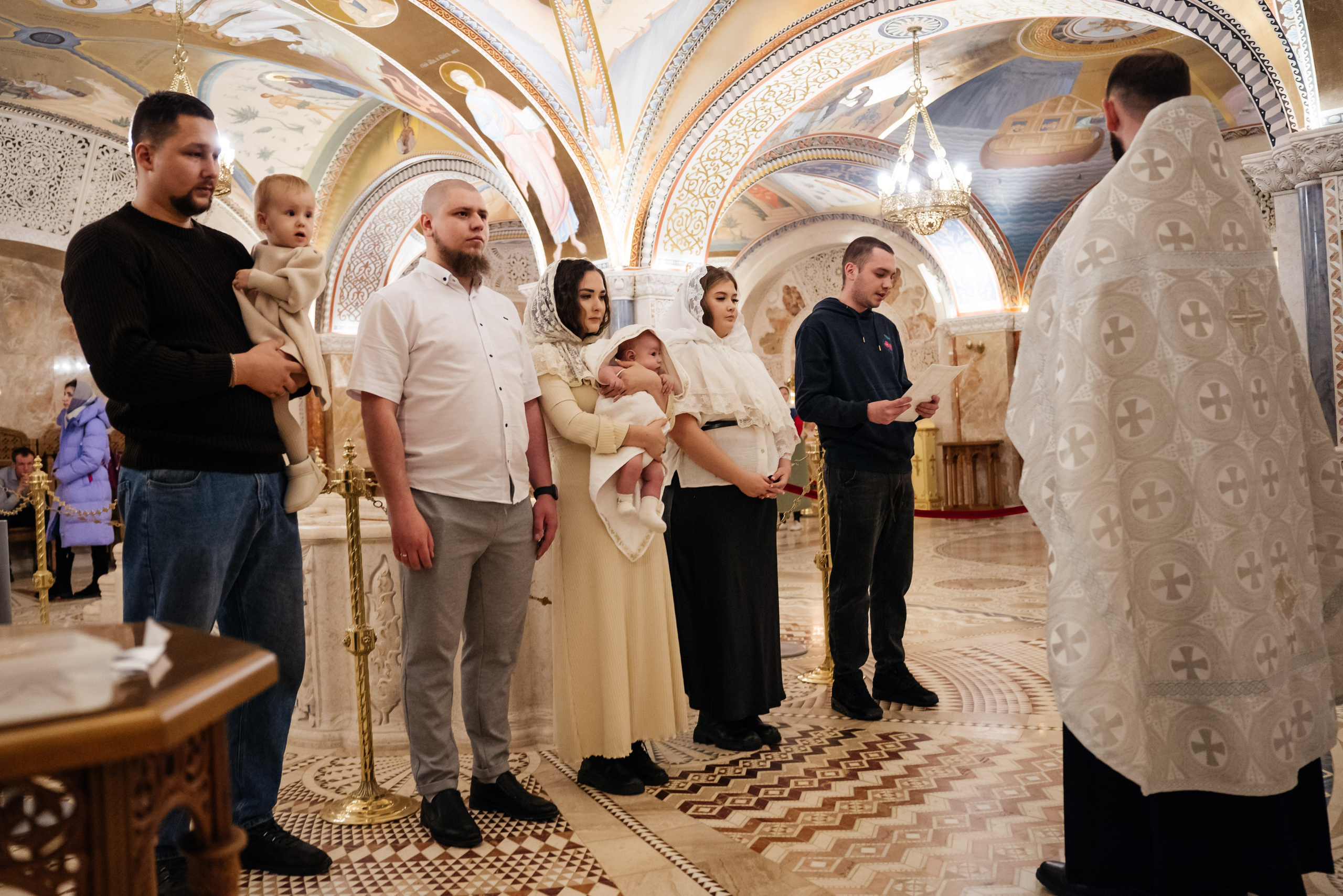 Крещение. Видеограф и Фотограф в Челябинске Ксения и Владимир Рюмины