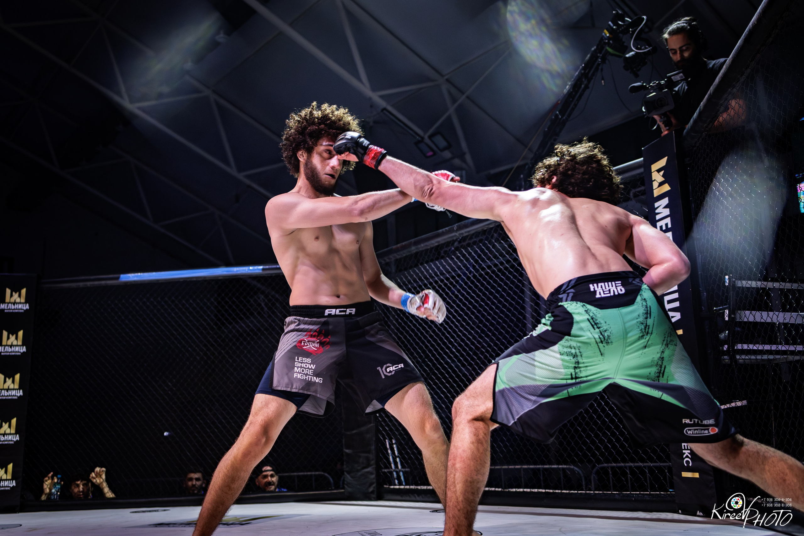 Москва Спортивный Фотограф MMA Бой Джафаров Ринат Вирабян Давид