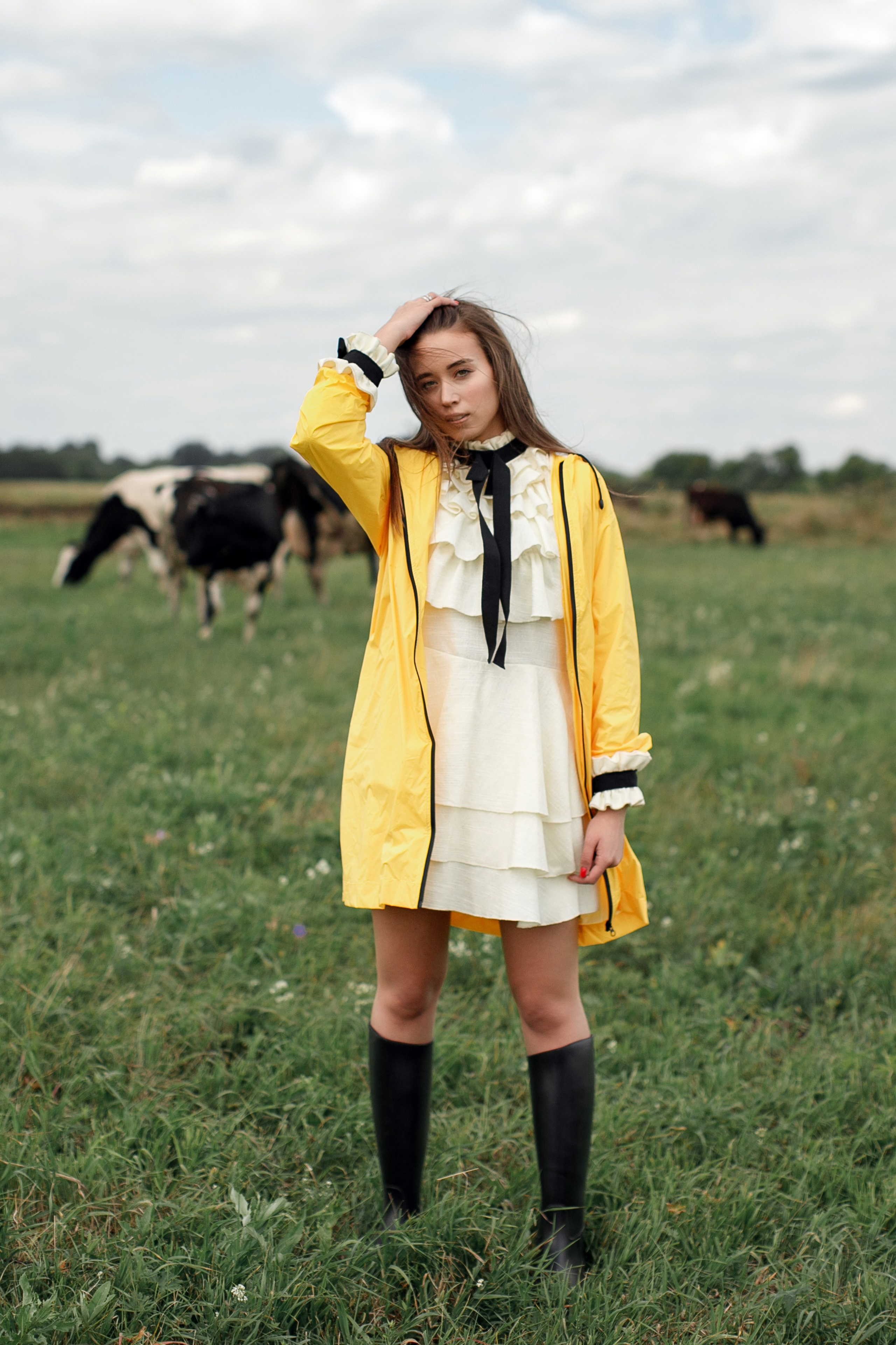 Фотосессия Полины у маяка. Свадебный фотограф Москва