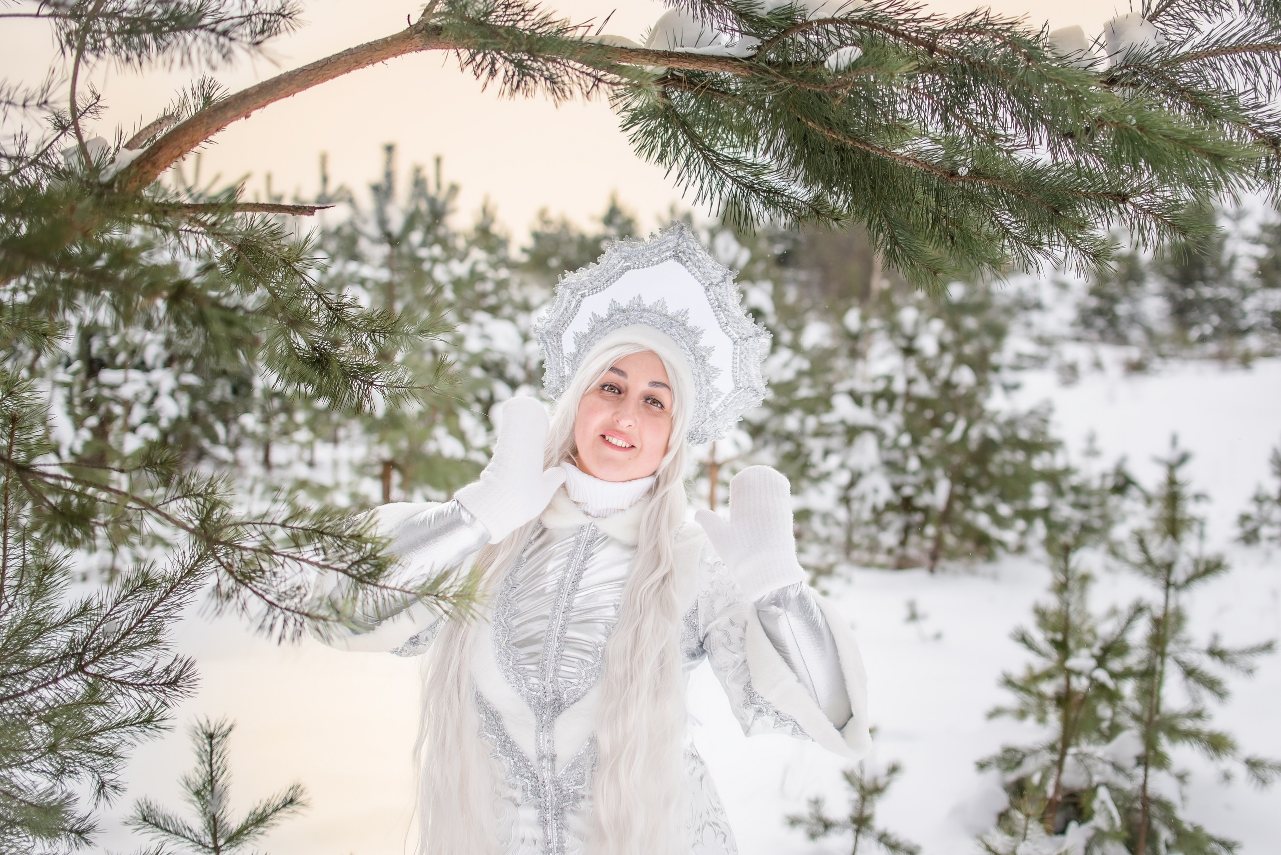 Дед Мороз и Снегурочка на фотосессии. Фотограф Макс Огурцов в Нижнем Новгороде