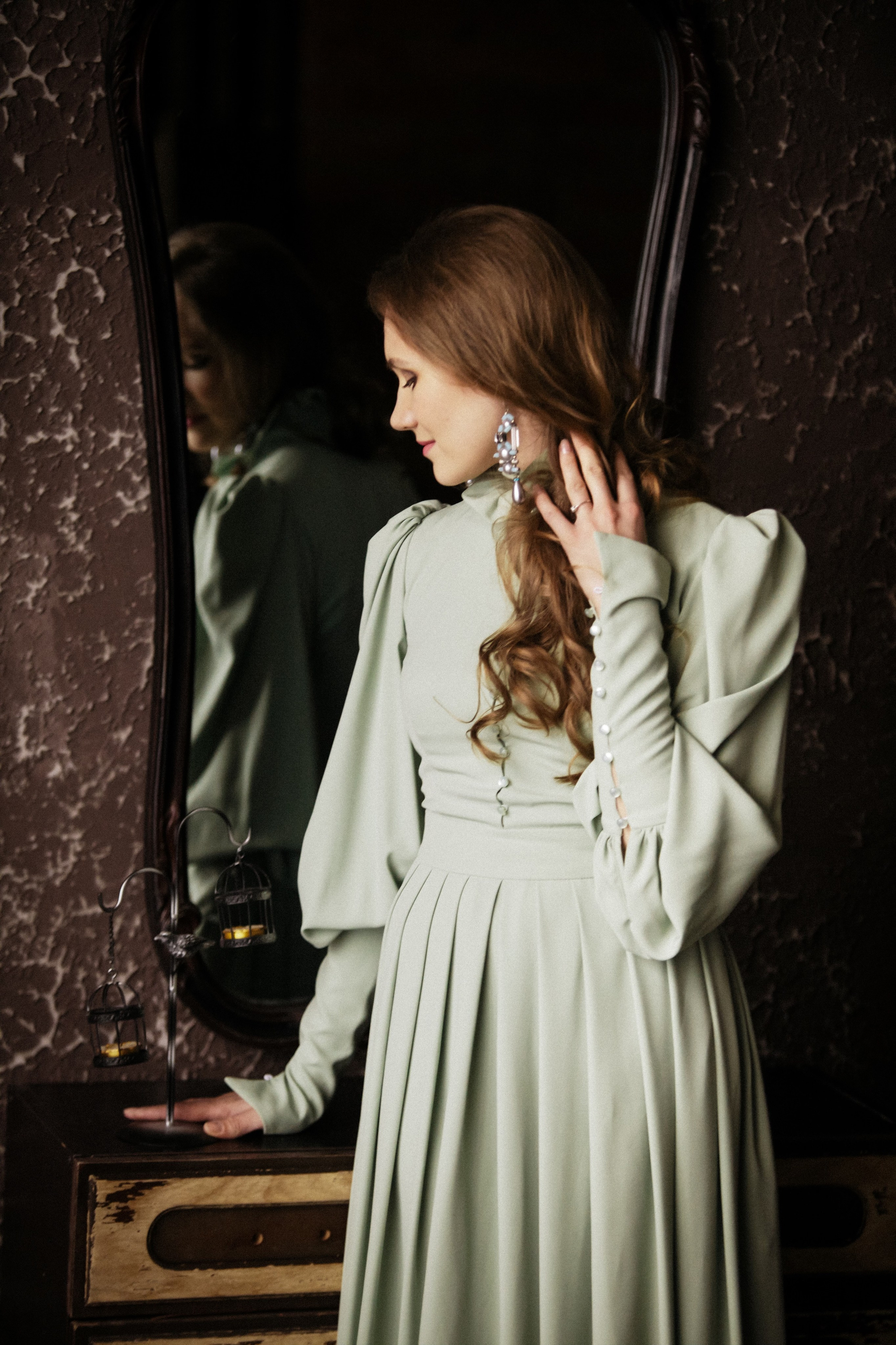 Съемка для двух сестер в студии. Фотографы в Москве Светлана Устинова и Сергей Грачев