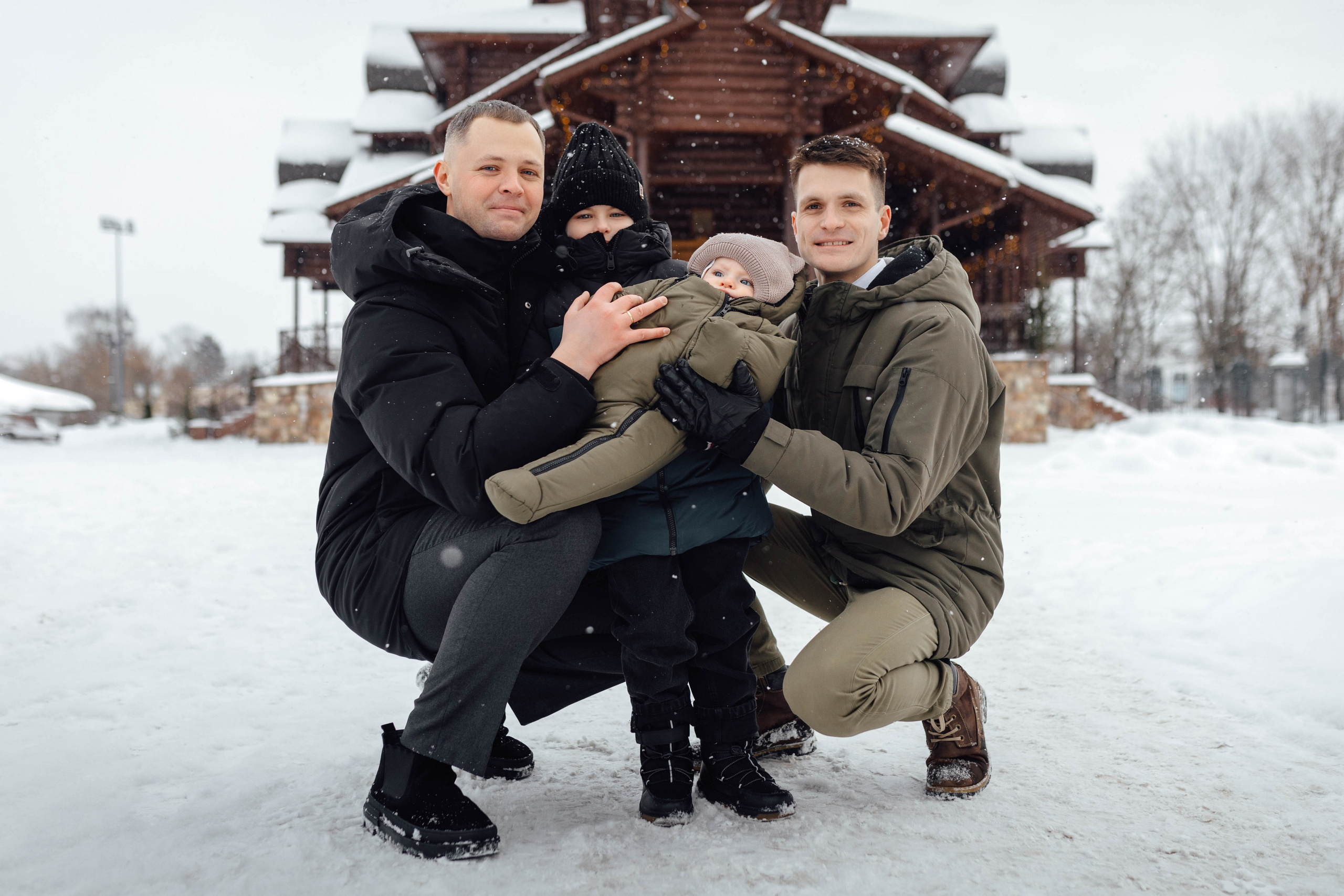 Крещение Матвея, храм Святой Троицы, декабрь 2025