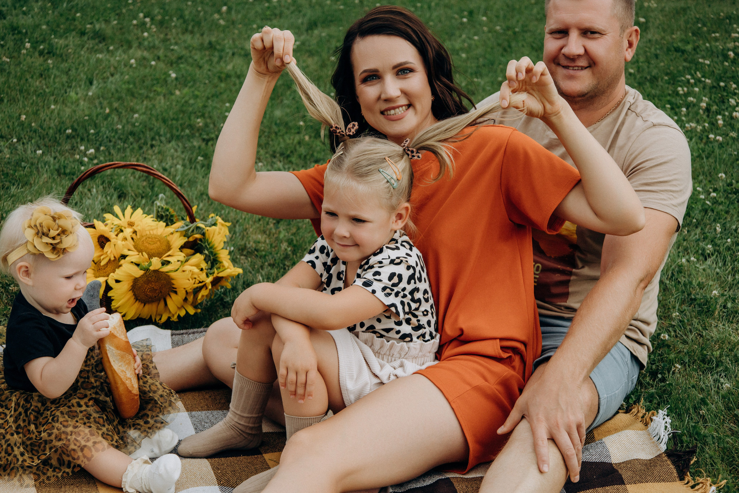 Хрустящие батоны и крошка Милана. Портретный и семейный фотограф в Воронеже Ксения Ремизова