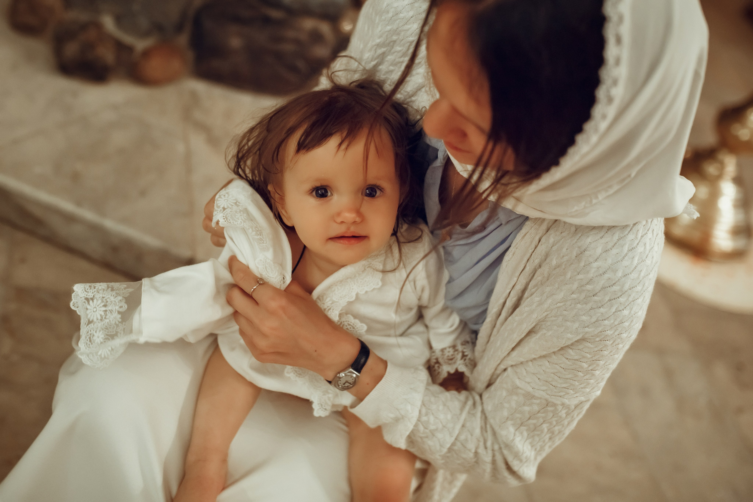 Крещение Даши. Фотограф на Крещение, семейный фотограф в Москве