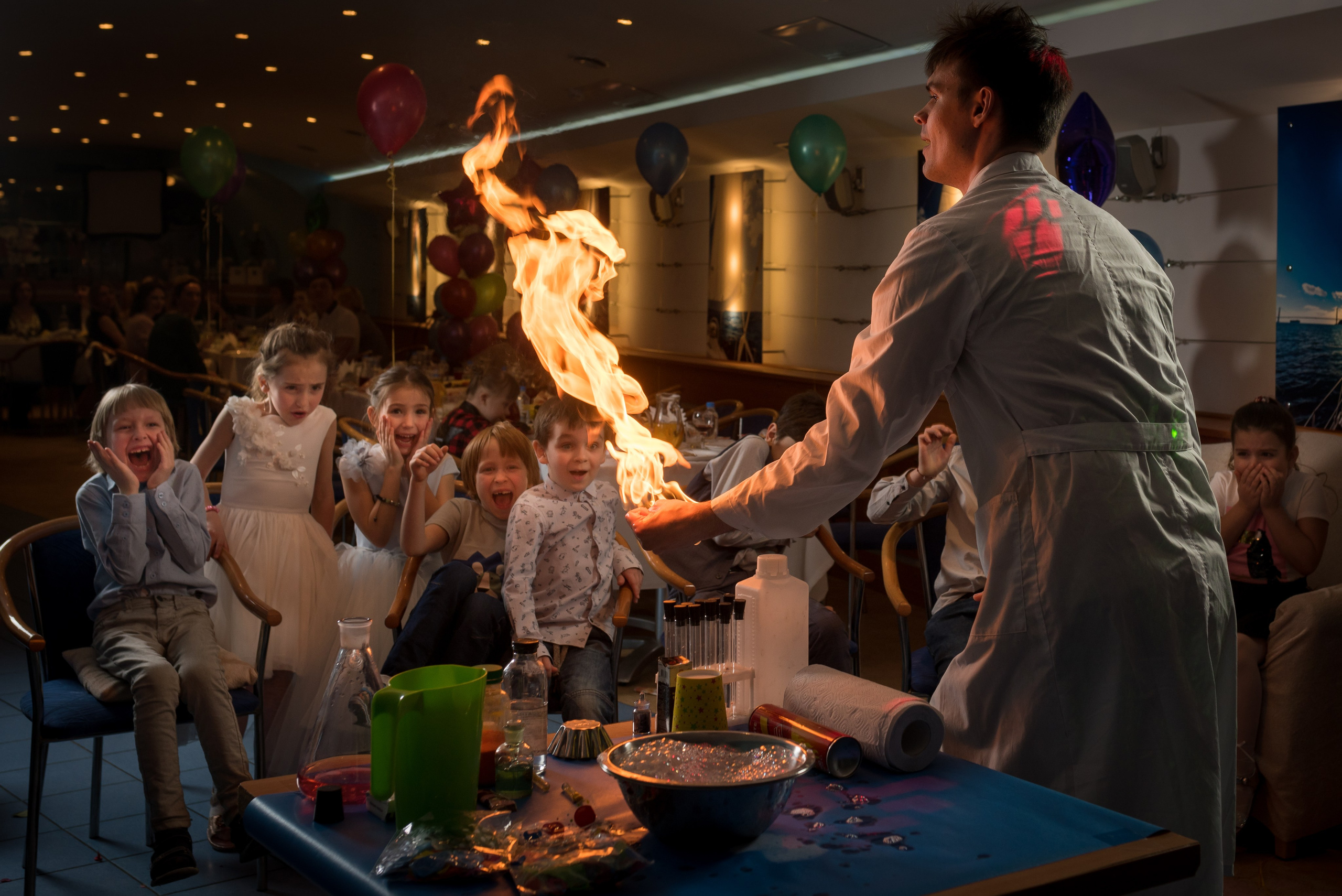 Детский праздник. Фотограф Андрей Зикеев, фотостудия AzArt Studio в Москве