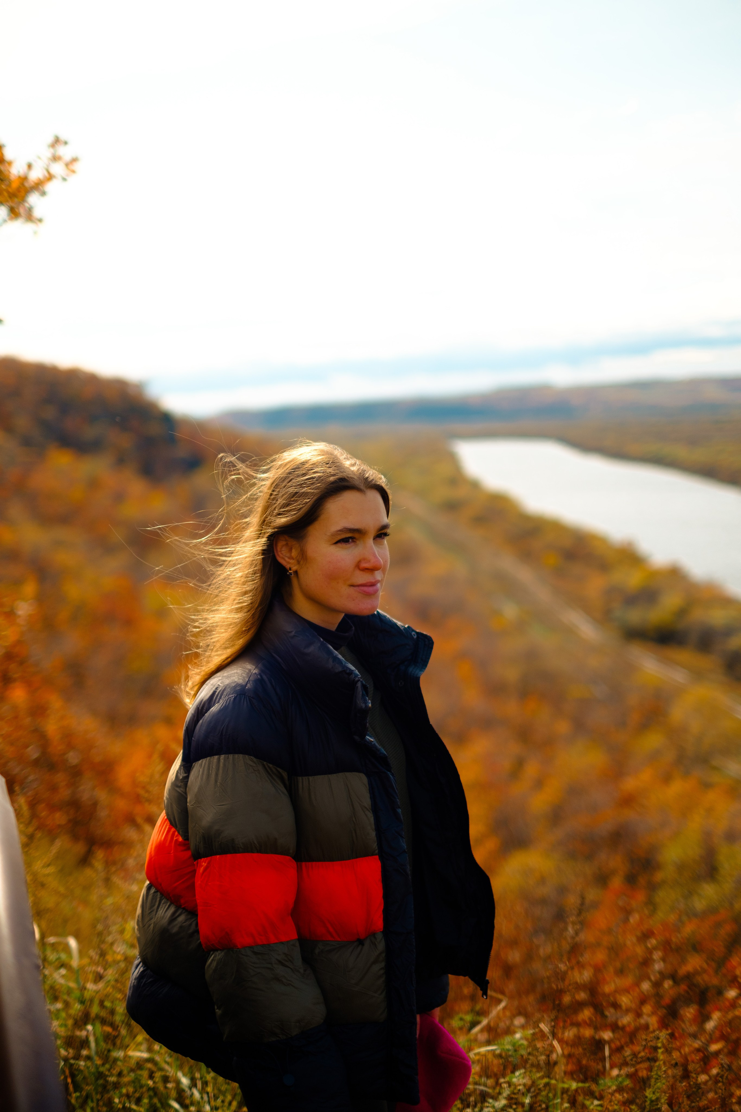 Михайловские столбы осенью. Фотограф Благовещенска Яна