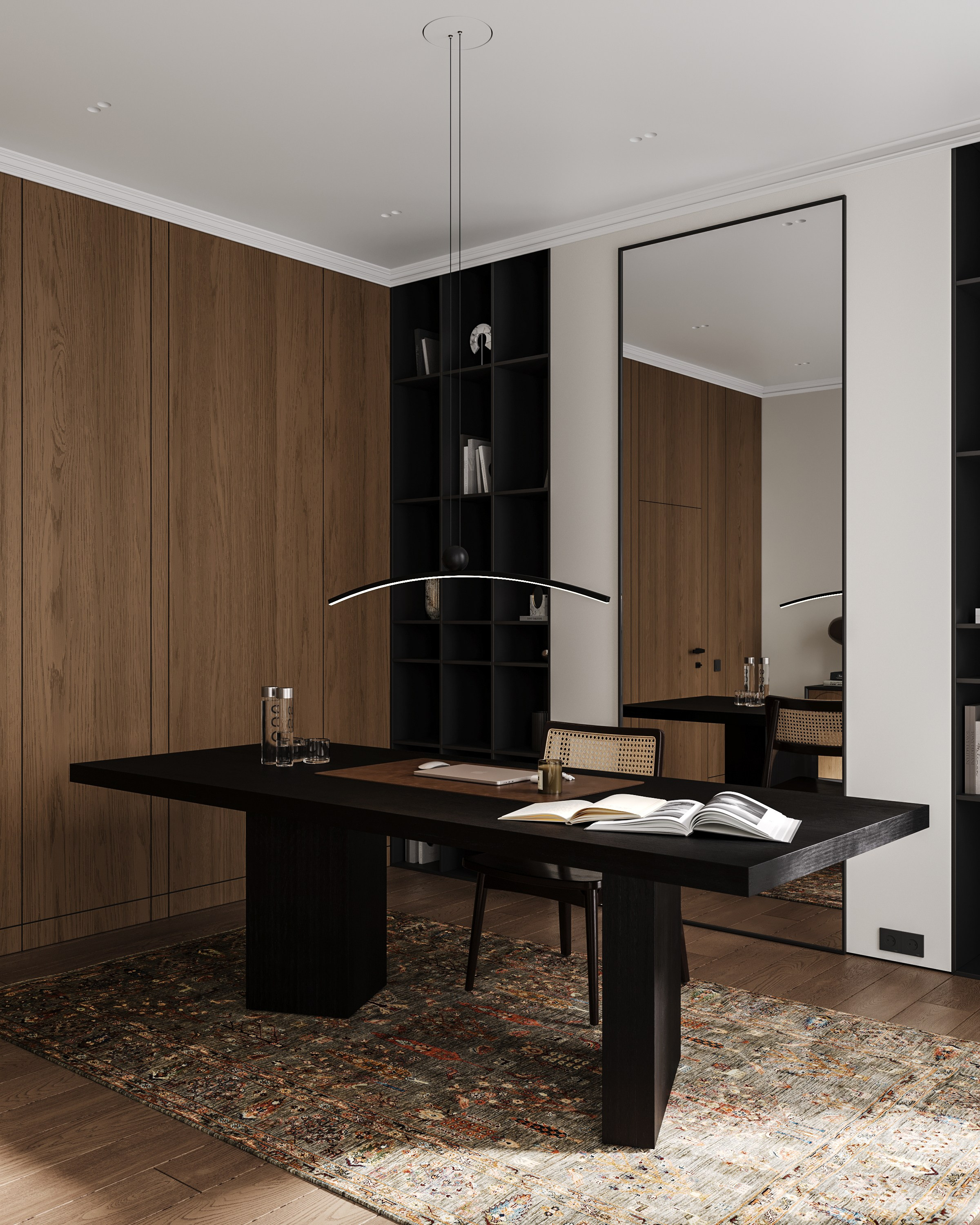 Кабинет. 3D визуализатор интерьеров