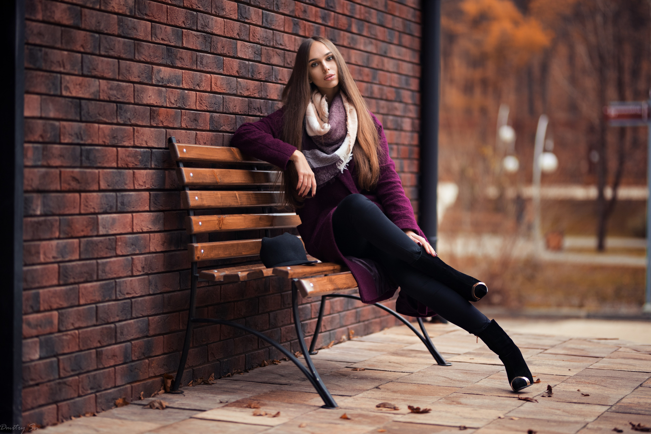 Осенняя фотосъемка с Марией в парке