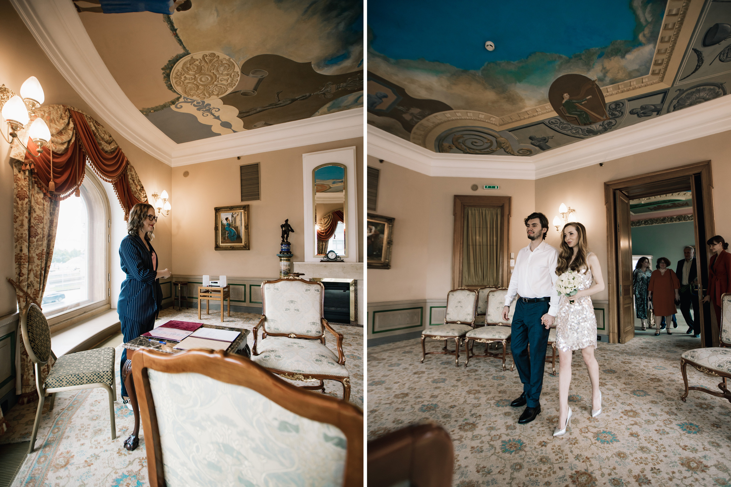 Необычная церемония регистрации брака. Ведущий на праздник в Москве / Денис Аганин