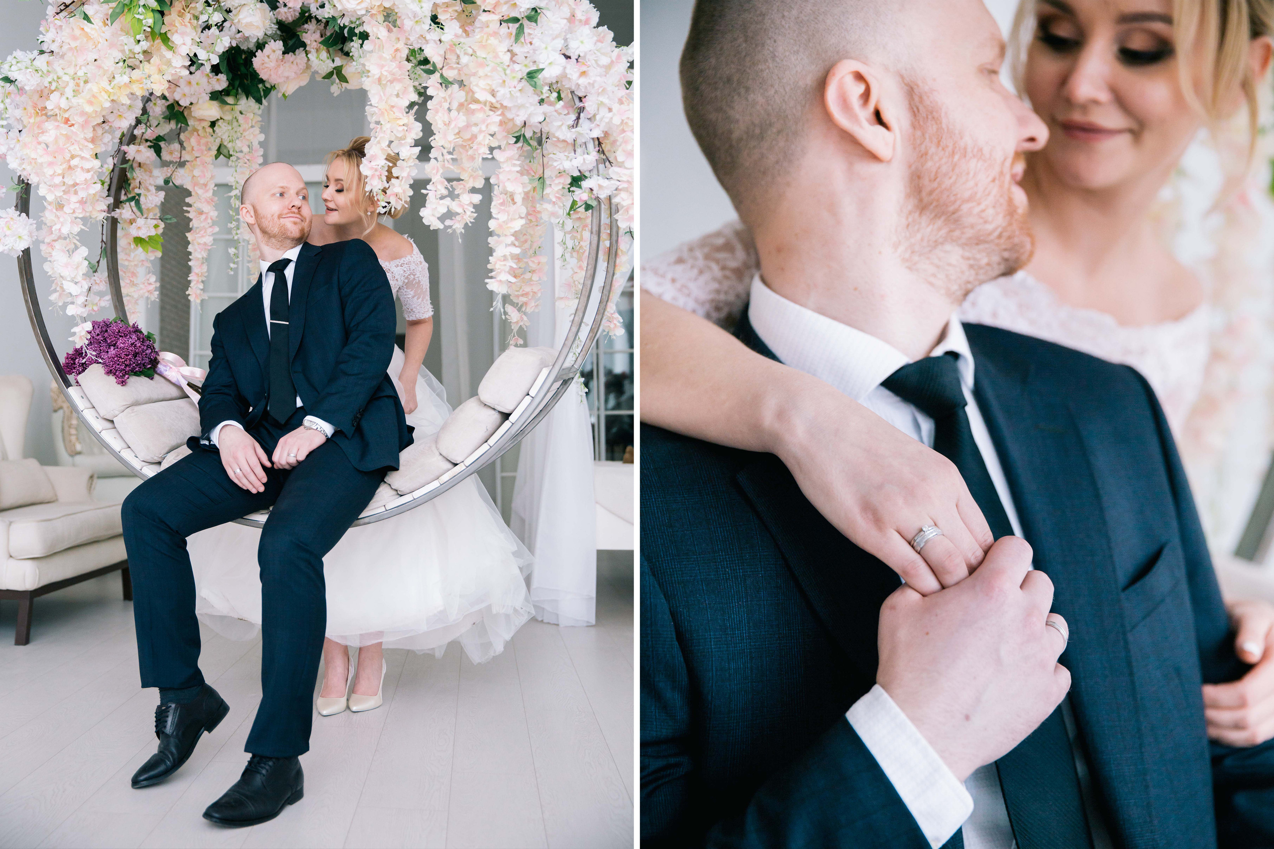 Свадебная фотосъёмка в студии. Ведущий на праздник в Москве / Денис Аганин