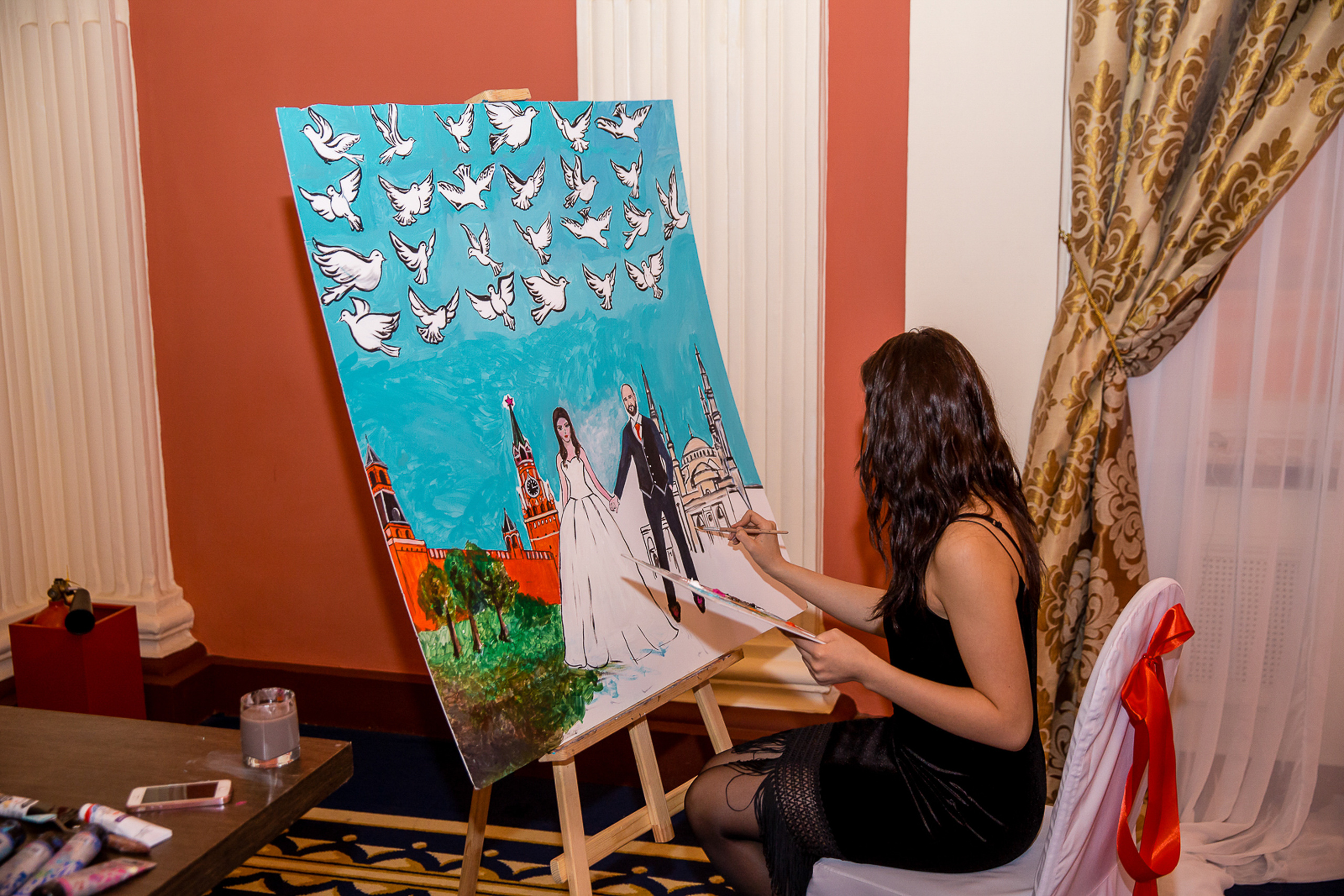 Свадебные фото осенью. Ведущий на праздник в Москве / Денис Аганин