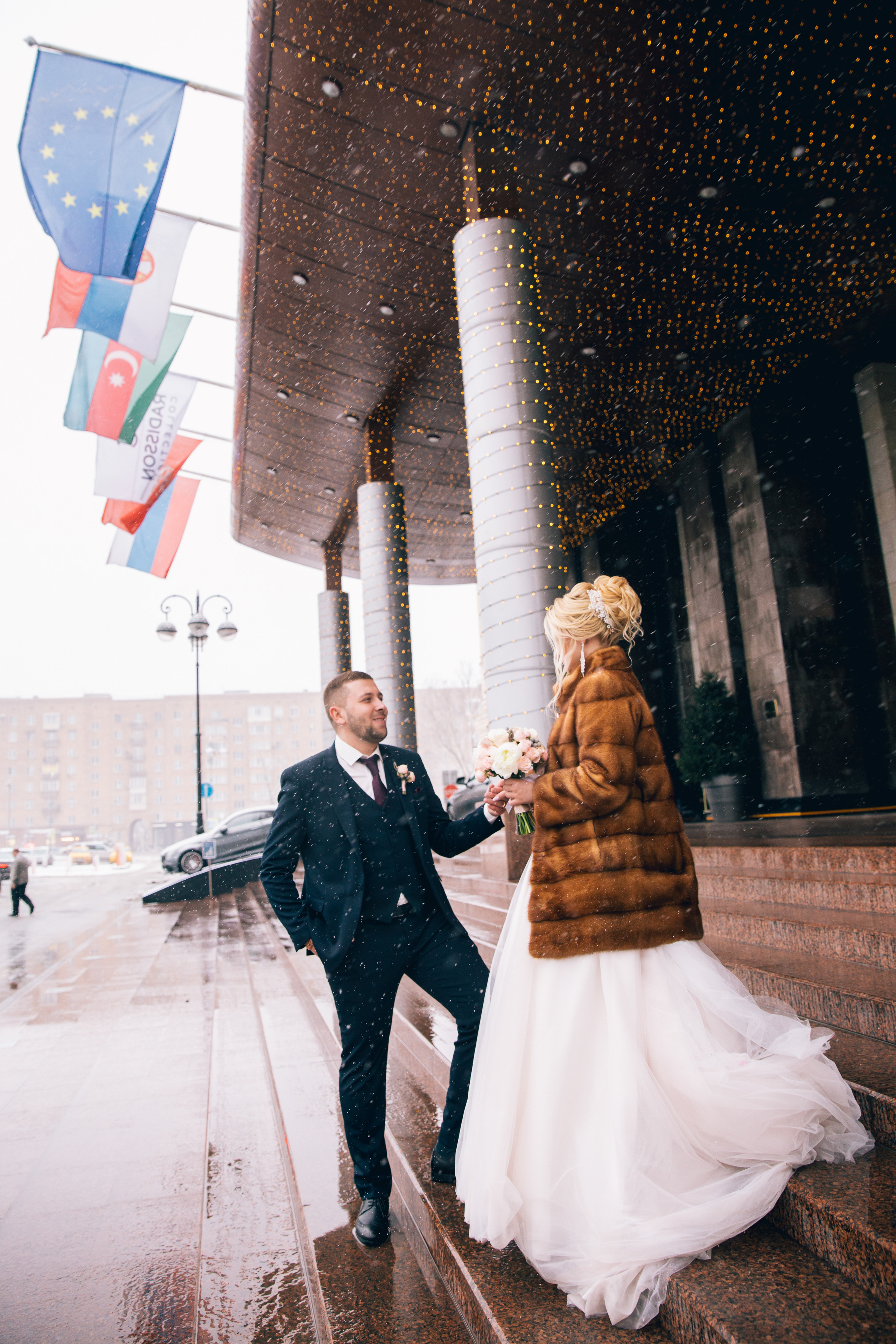 Фотосъёмка зимой на свадьбе. Ведущий на праздник в Москве / Денис Аганин