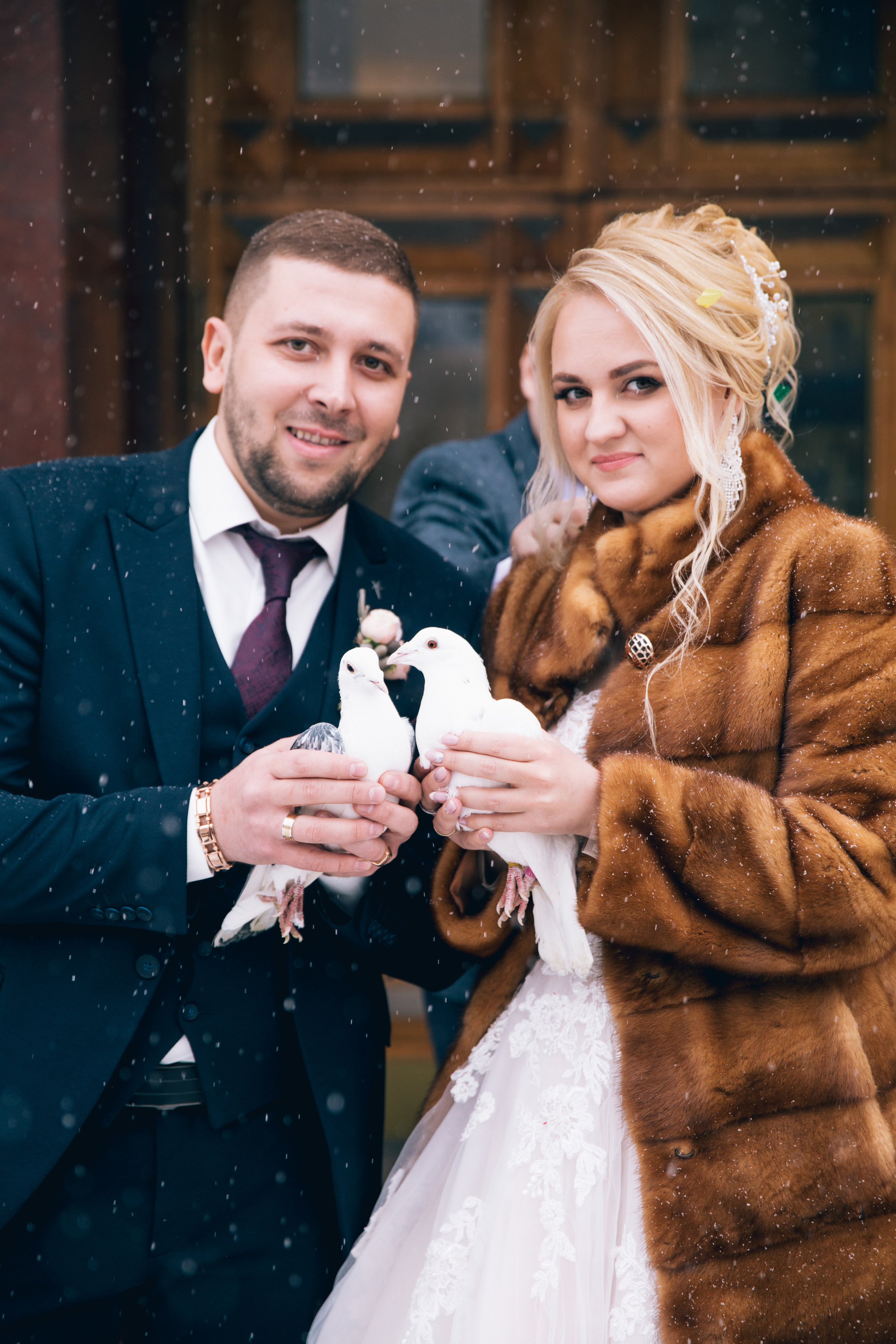 Фотосъёмка зимой на свадьбе. Ведущий на праздник в Москве / Денис Аганин