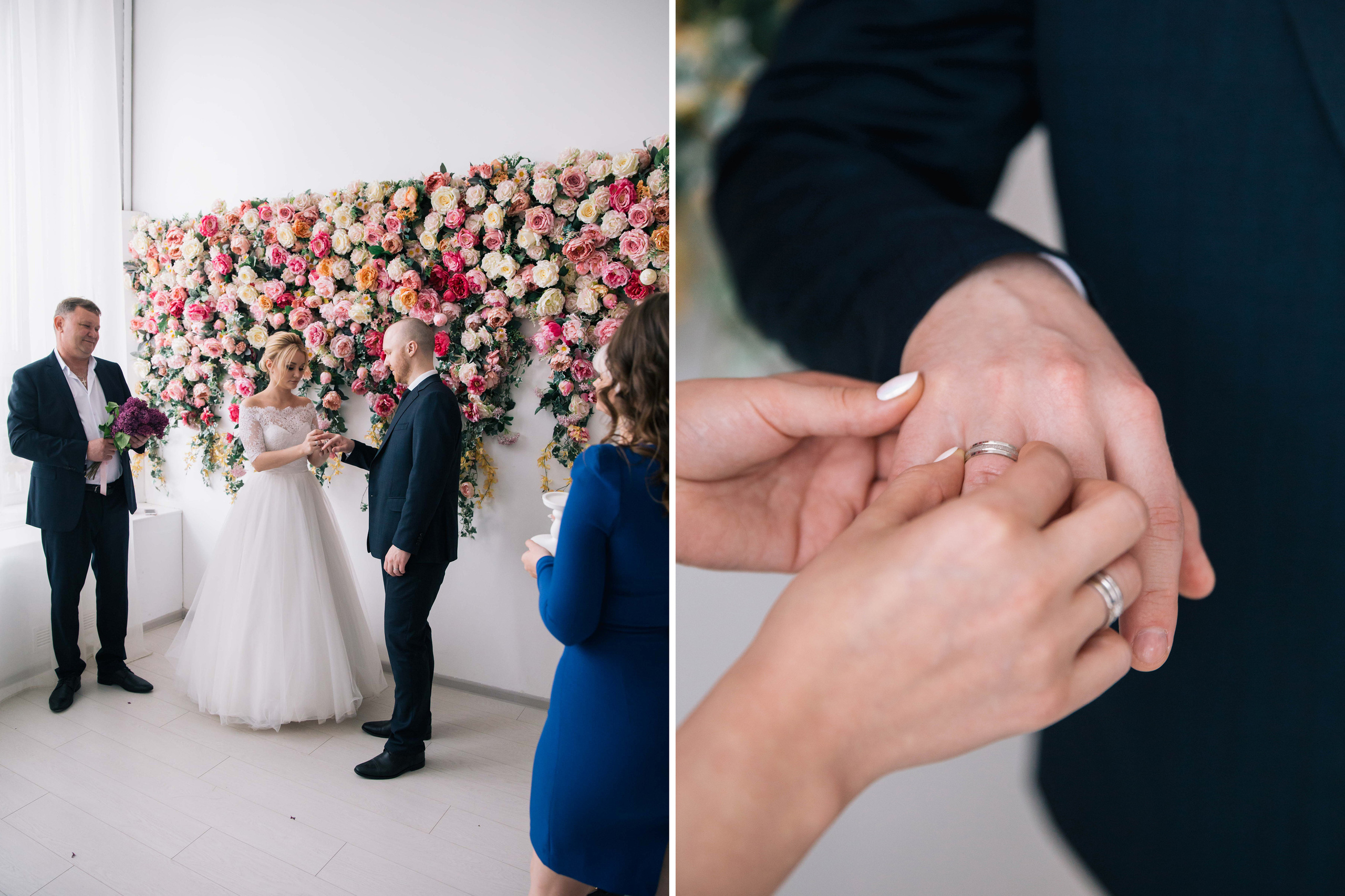 Свадебная фотосъёмка в студии. Ведущий на праздник в Москве / Денис Аганин