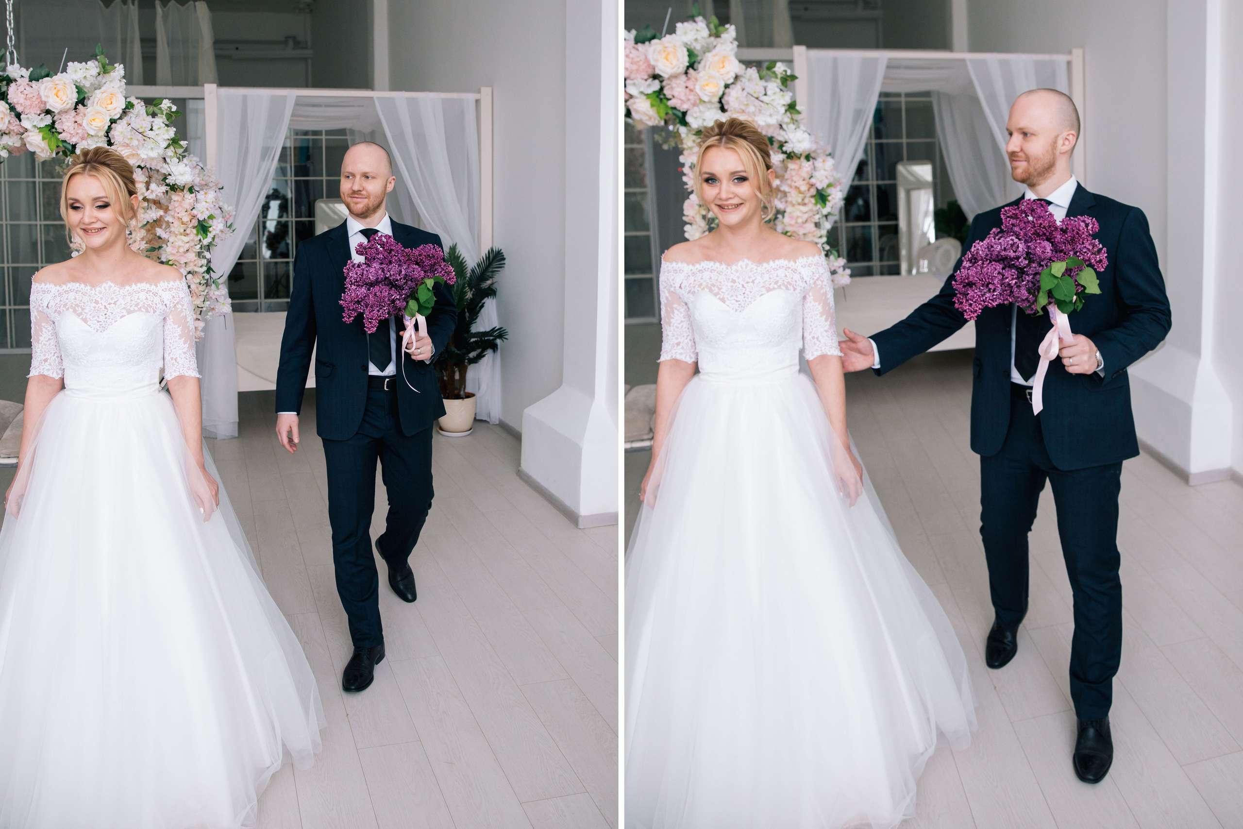 Свадебная фотосъёмка в студии. Ведущий на праздник в Москве / Денис Аганин