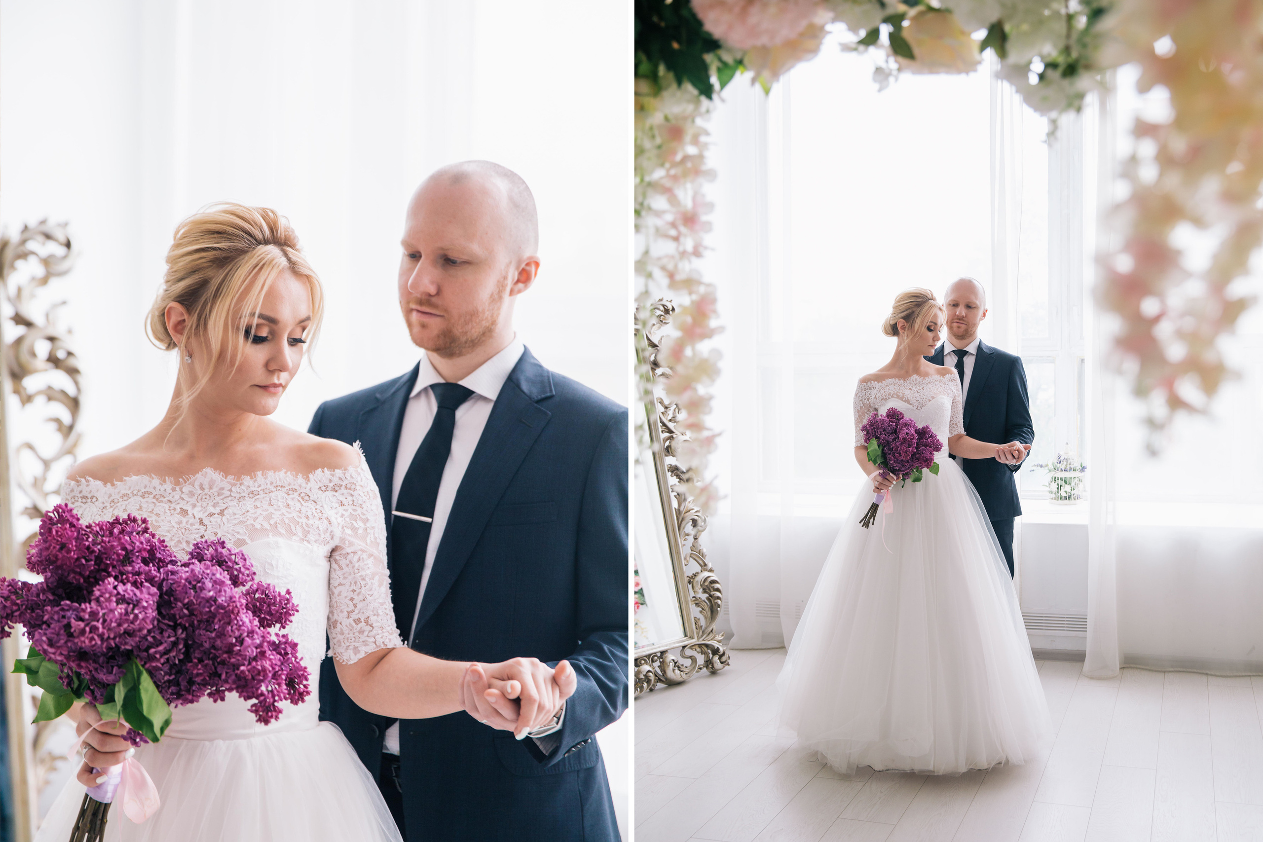 Свадебная фотосъёмка в студии. Ведущий на праздник в Москве / Денис Аганин