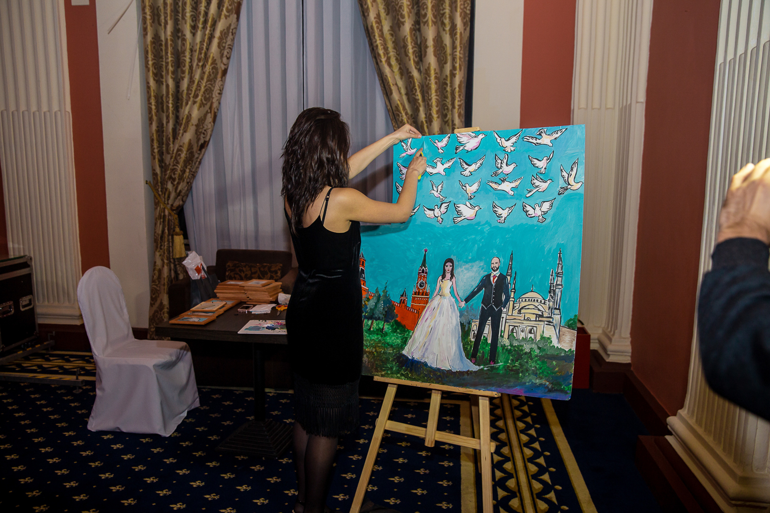 Свадебные фото осенью. Ведущий на праздник в Москве / Денис Аганин