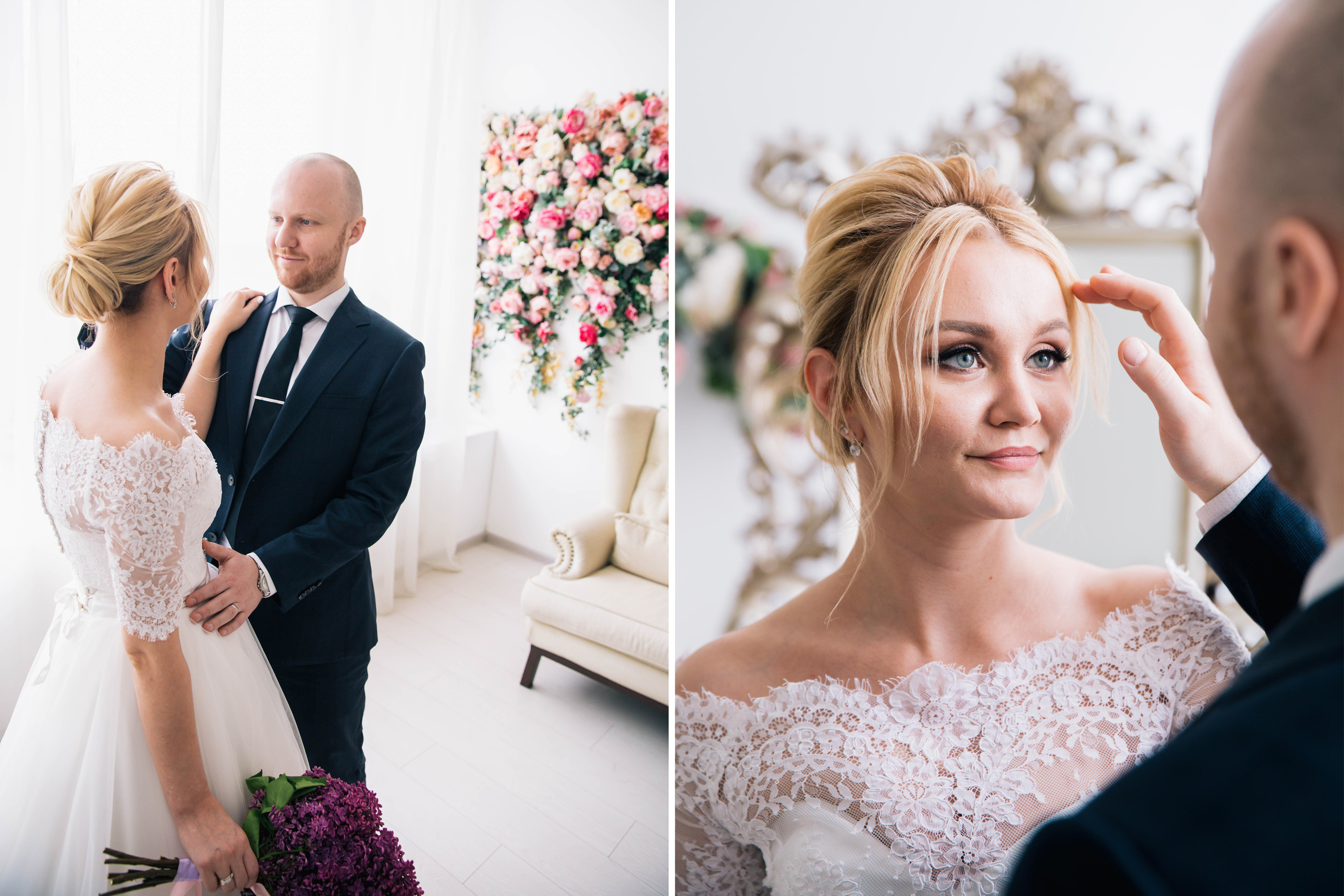 Свадебная фотосъёмка в студии. Ведущий на праздник в Москве / Денис Аганин