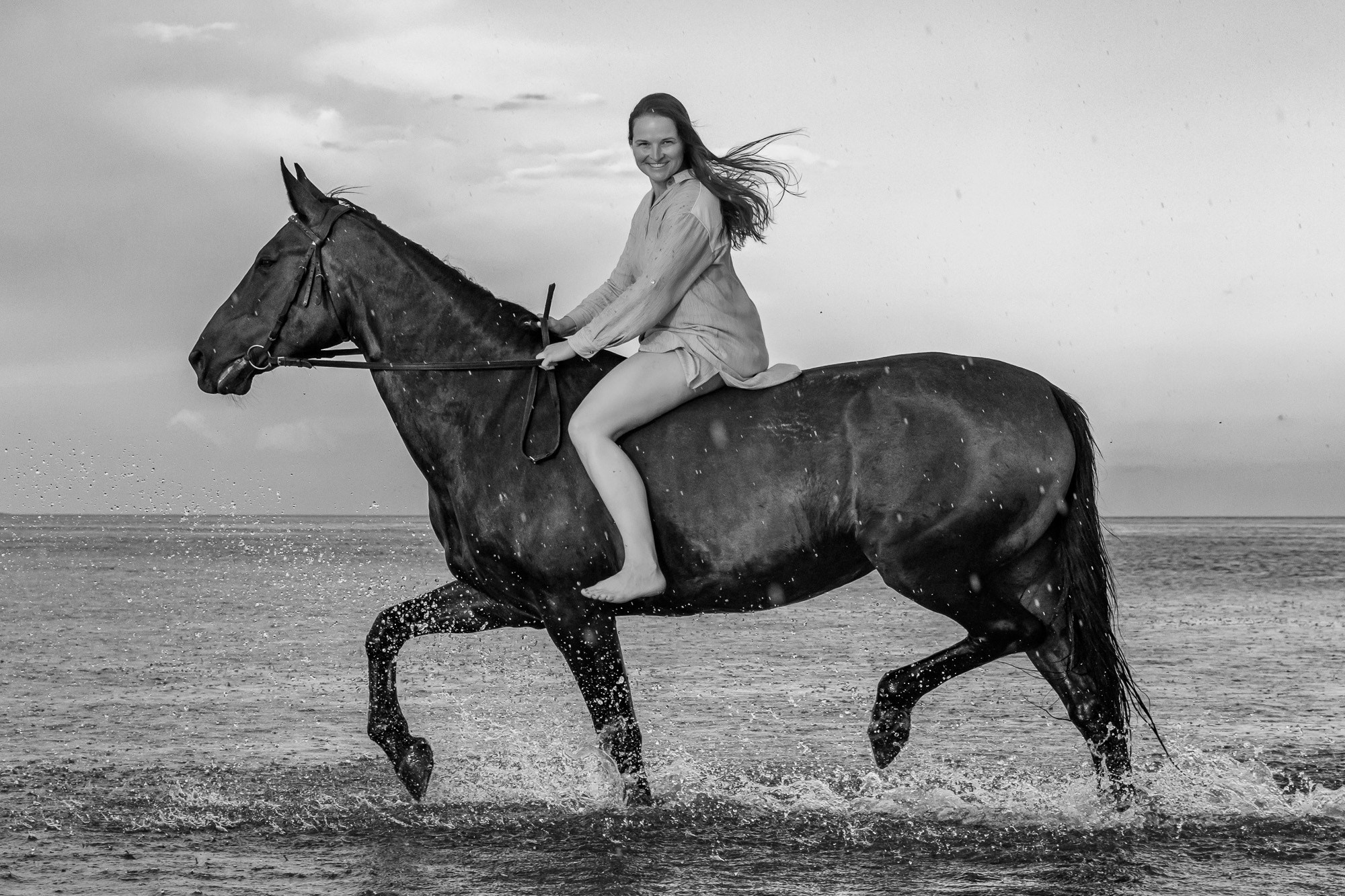 Фотосессия с лошадьми на берегу Ладоги. Счастливый фотограф Елена Лелявочка Санкт-Петербург