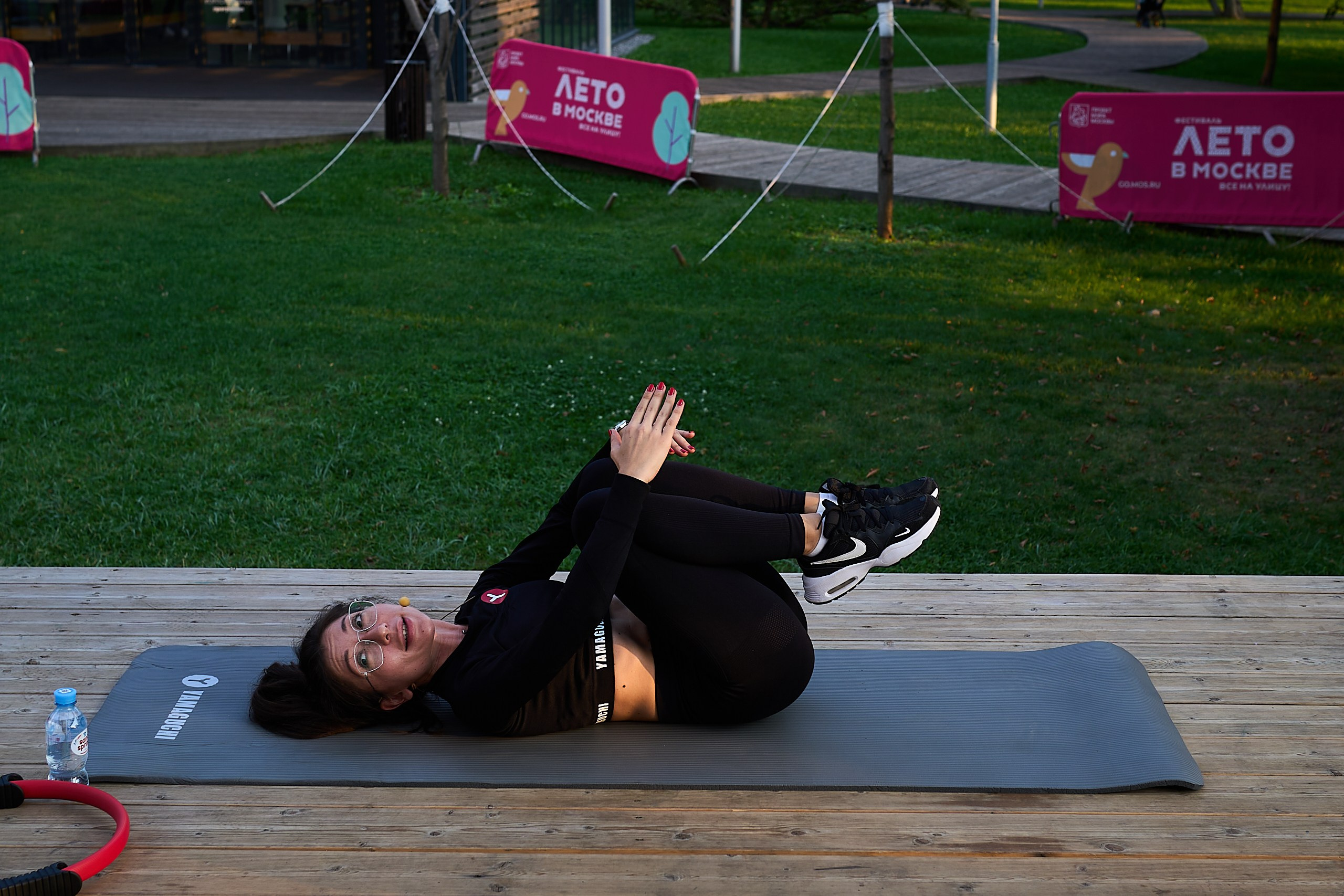Yamaguchi / открытая тренировка «в стиле Пилатес». Фотограф и Видеограф в Москве. Олег Корушев