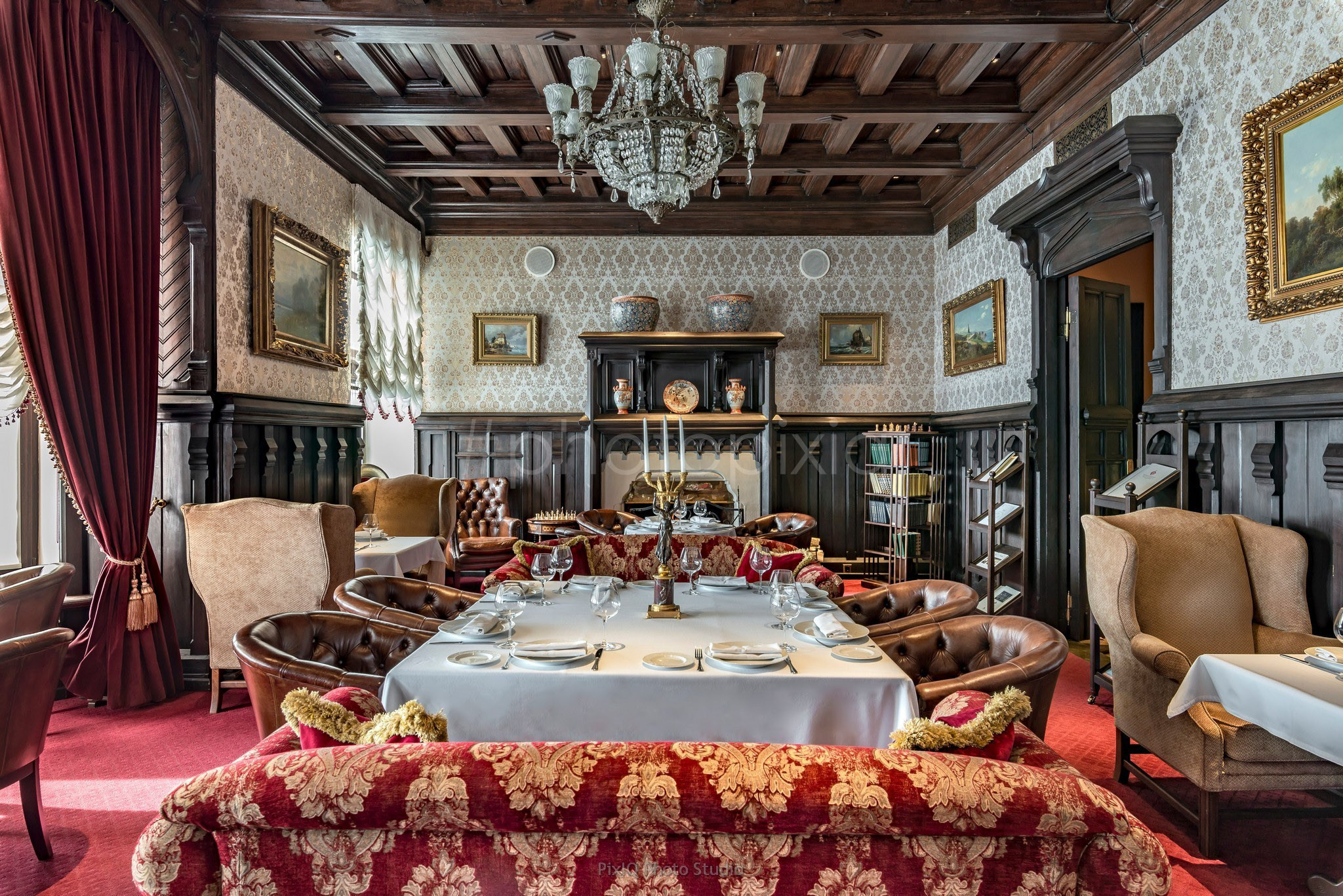 Фотосъёмка ресторана ЦДЛ. Интерьерная съёмка и виртуальные туры — Интерьерный фотограф Кузнецов Сергей (photopixiq)