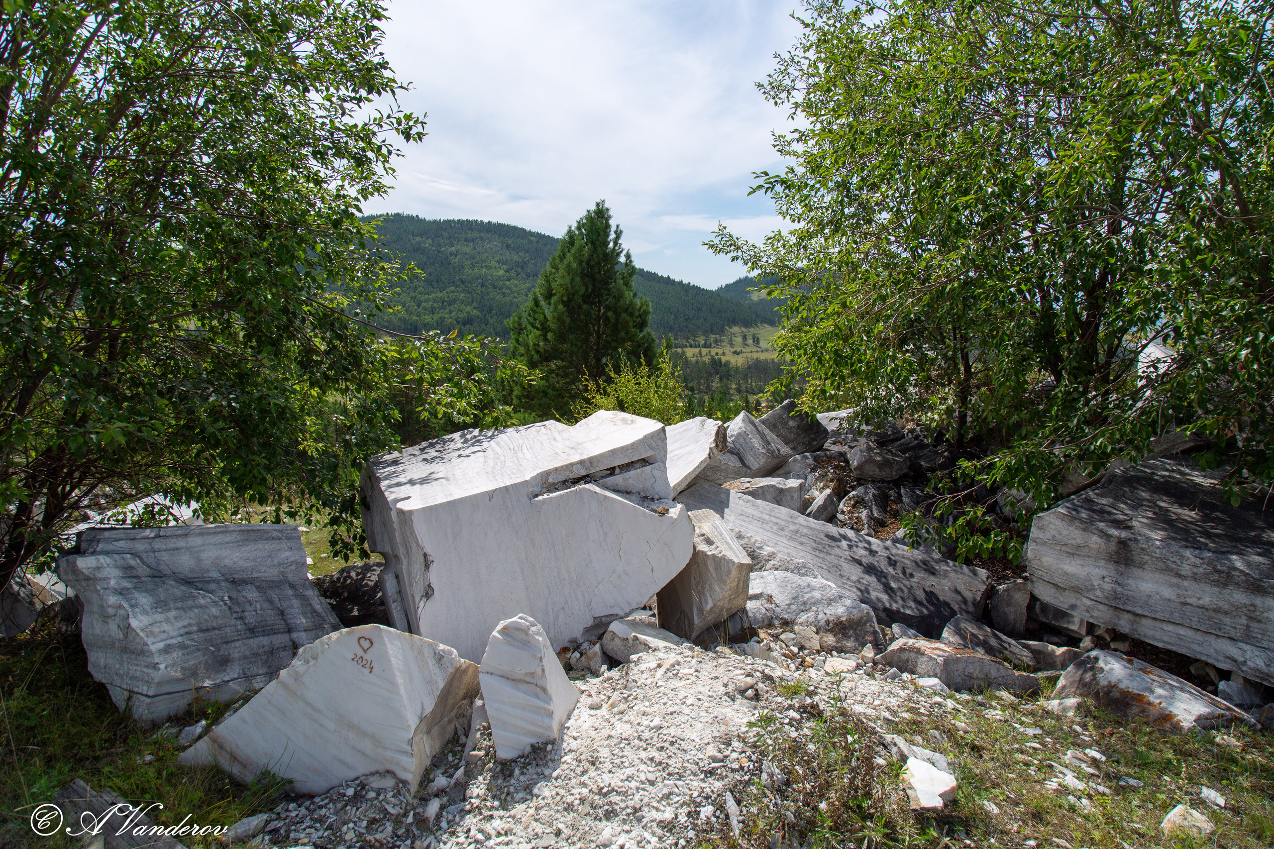 Мраморный карьер. Фотограф Омск | Александр Вандеров