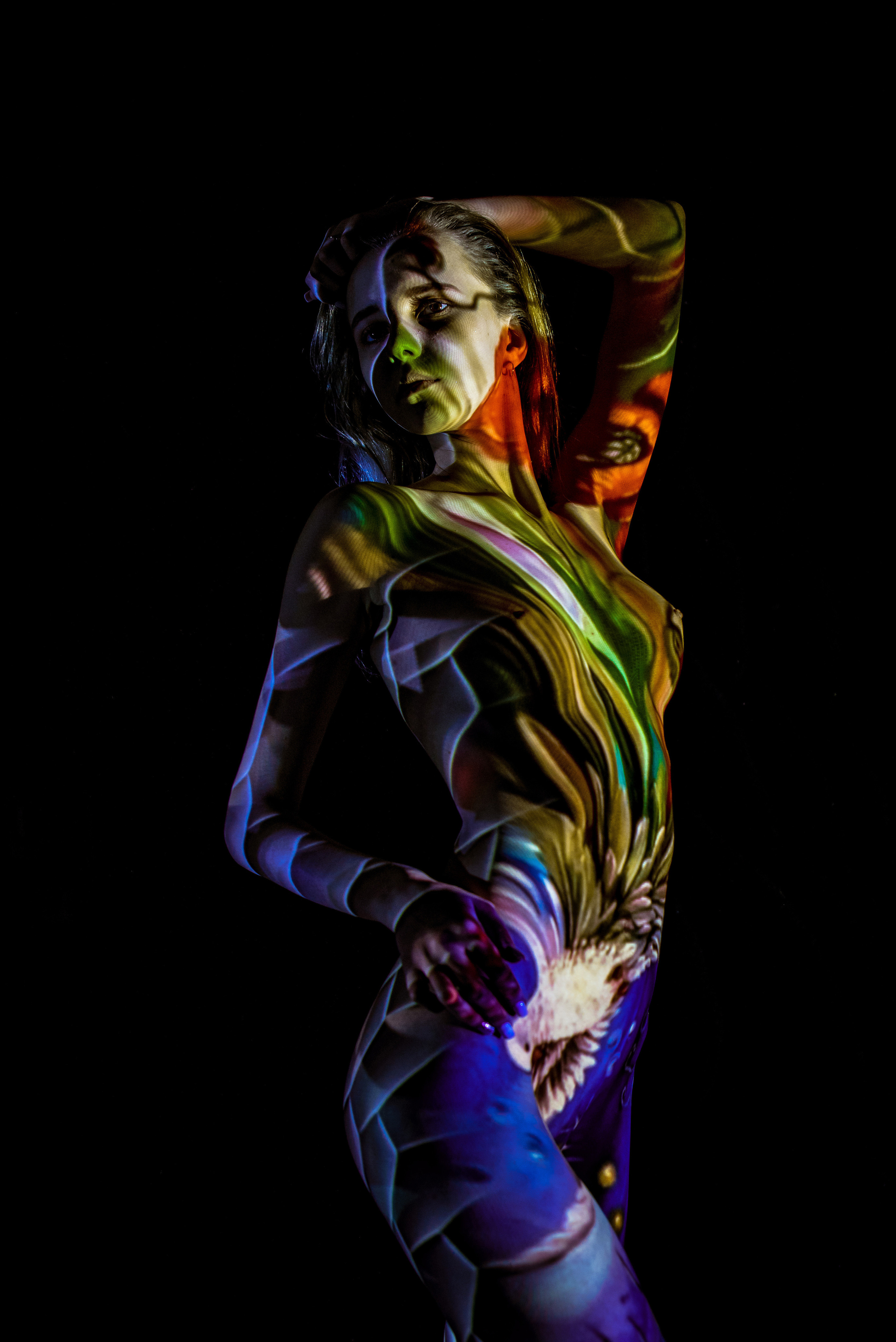 Съемка с проектором. Ню фотограф в городе Владивосток Алексей Кудряшов