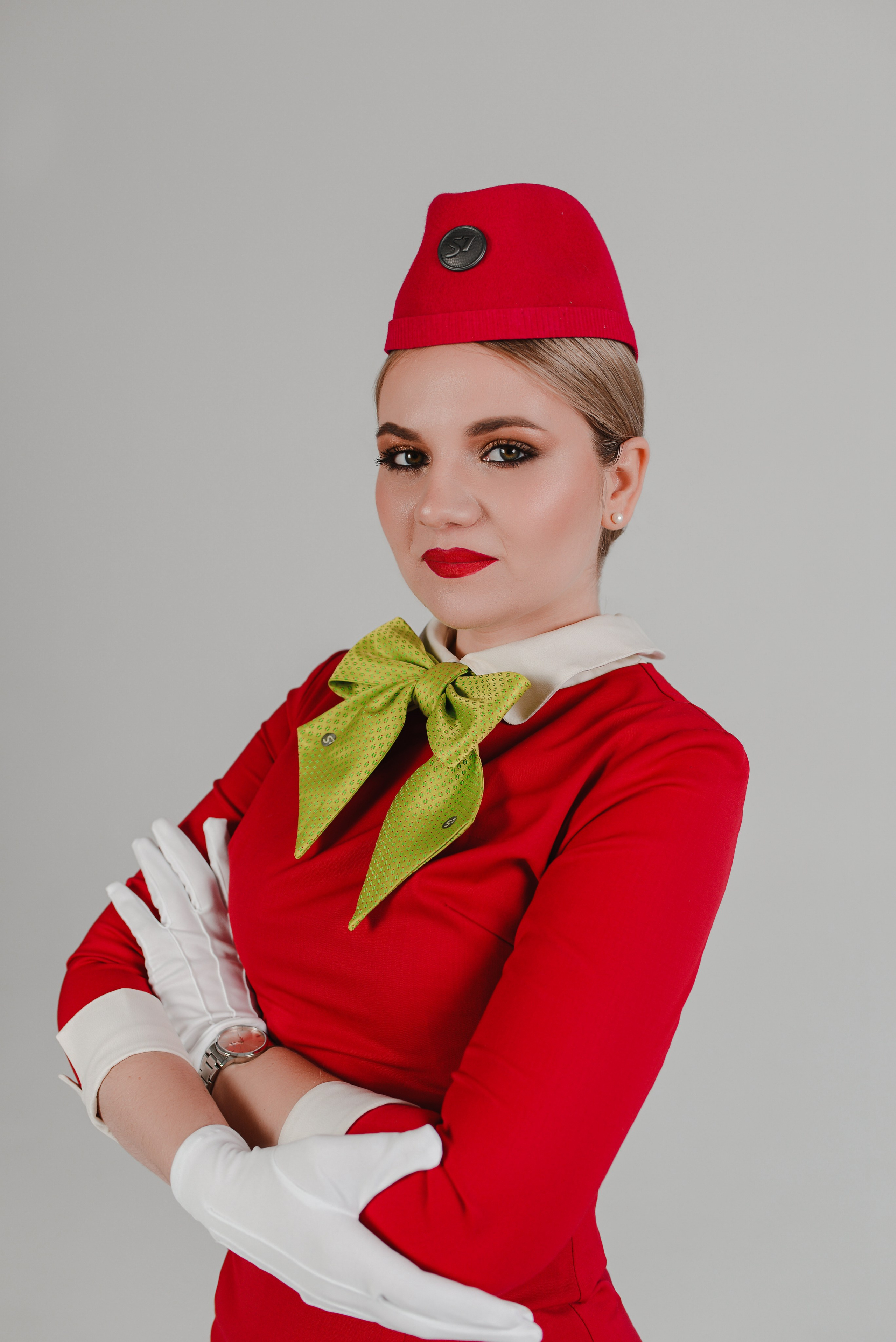 Стюардесса по имени Полина. Фотограф Ярута Оксана / Ростов-на-Дону