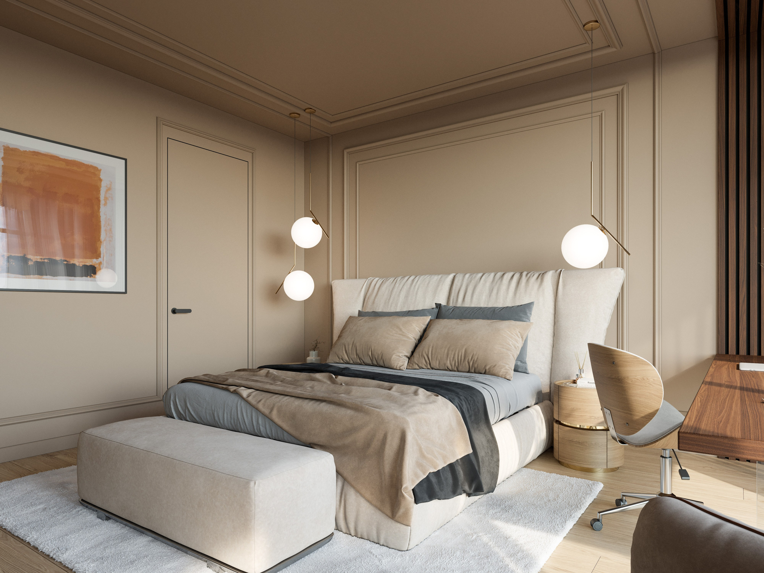 Современное Кантри в Интерьере: 3D Визуализации Квартиры с Деревянной Отделкой. Визуализатор интерьера в Москве | Брагин Кирилл