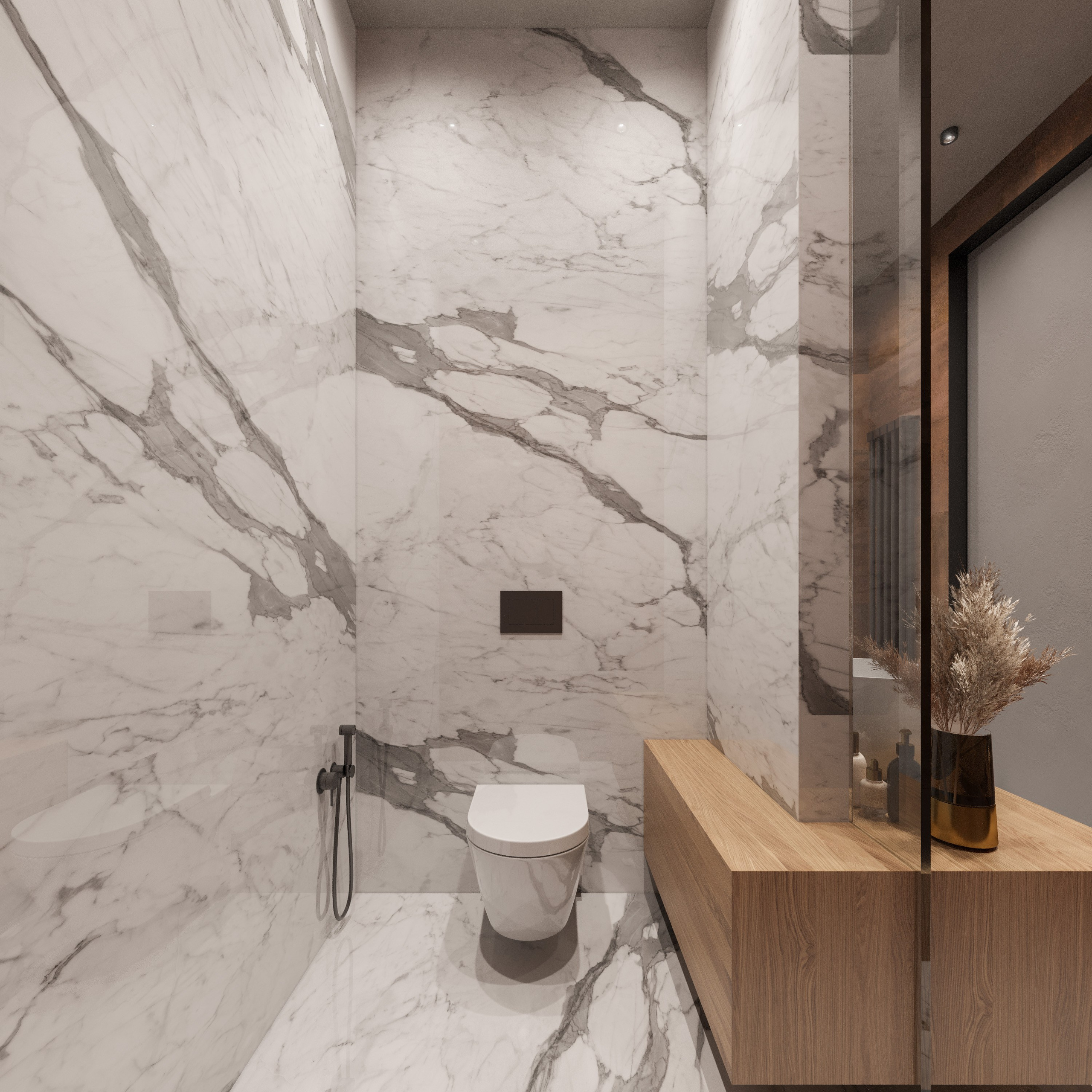 Промышленный Минимализм: 3D Визуализации Интерьера Большого Загородного Дома. Визуализатор интерьера в Москве | Брагин Кирилл