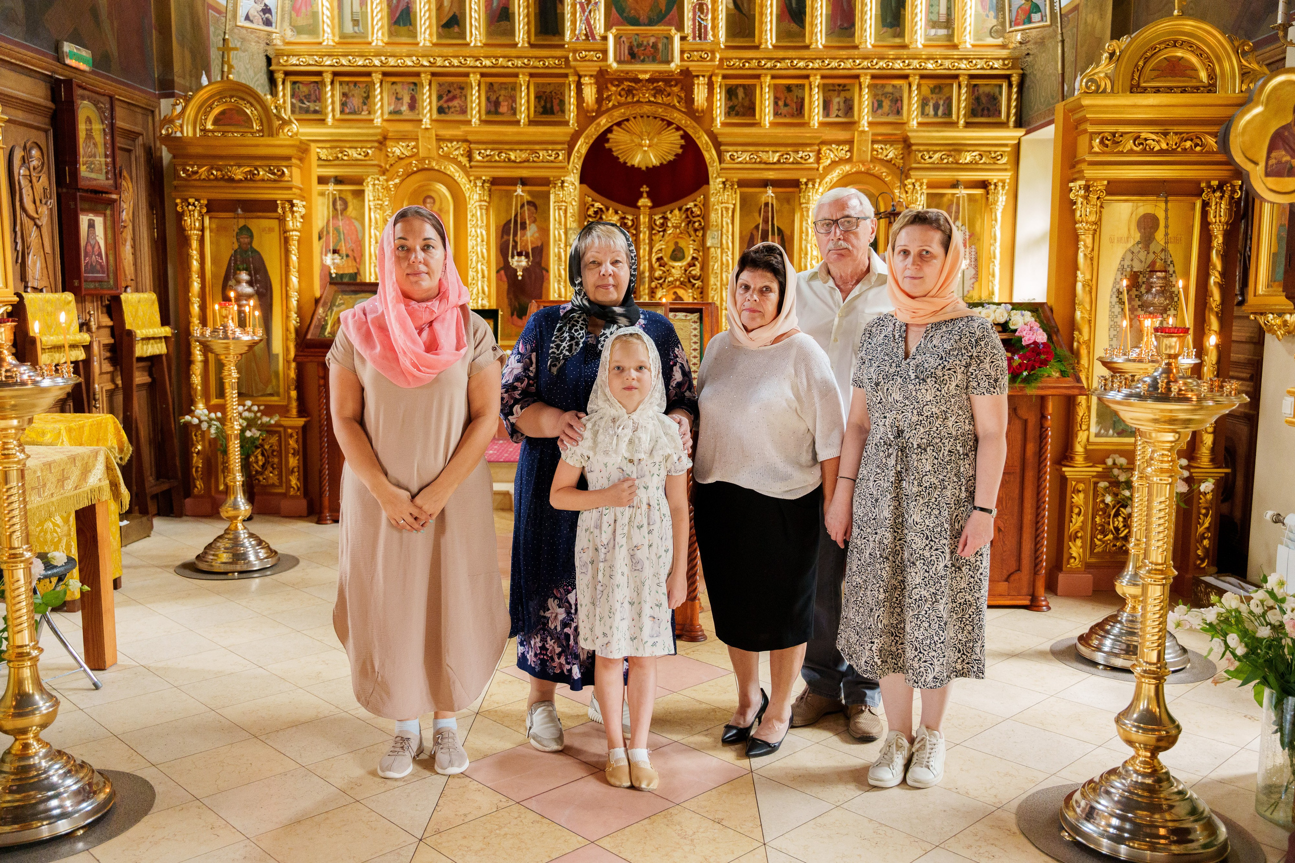 Крещение Полины. Фотограф Юлия Попова