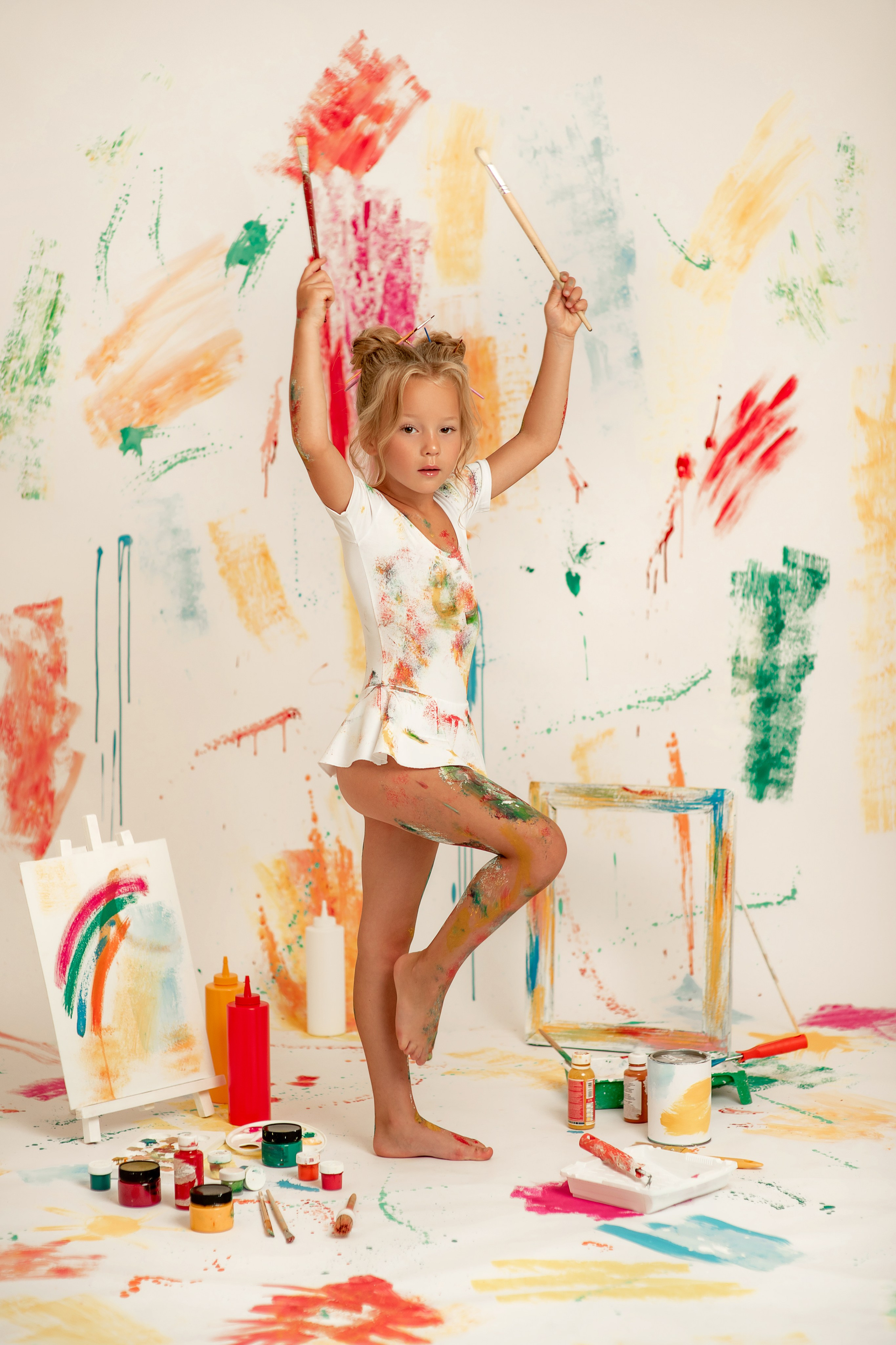 Полина краски. Семейный и детский фотограф Наталья Горда