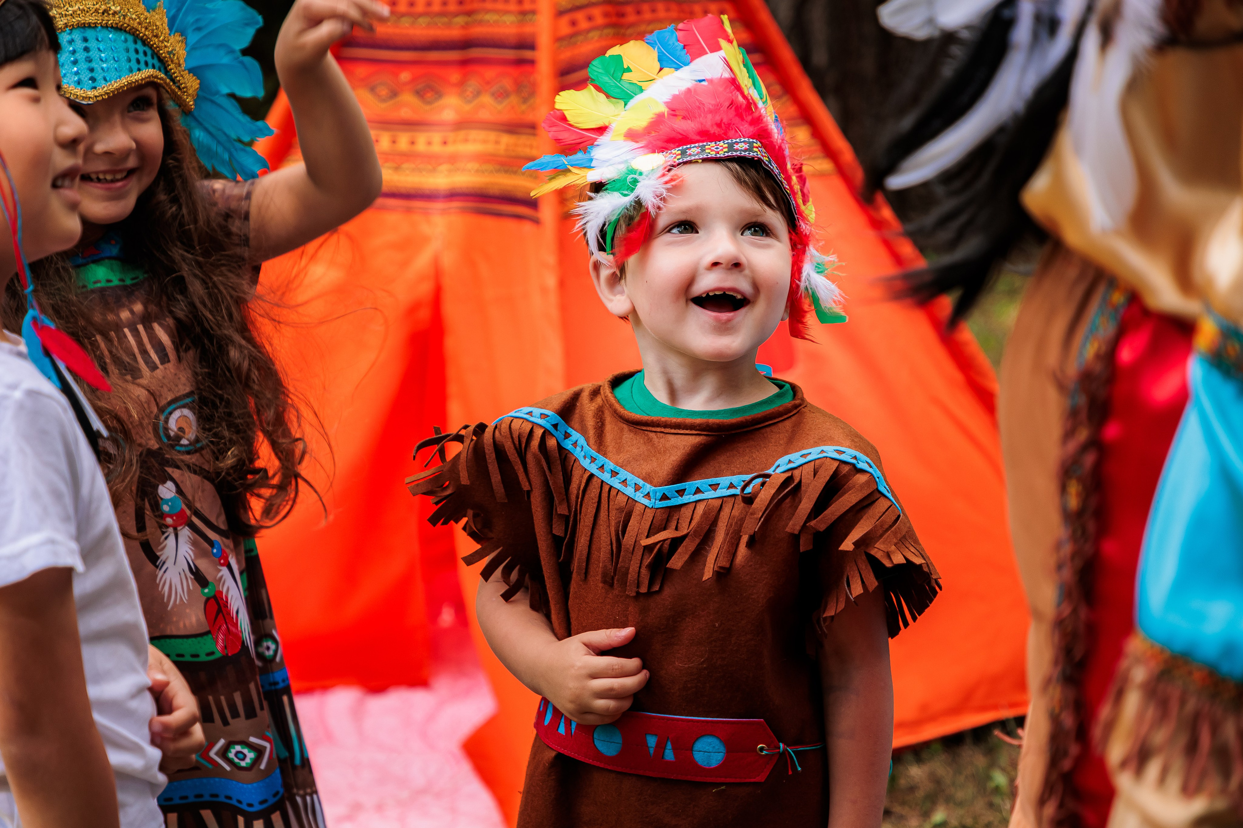 День рождения Леона «Индейцы». Семейный и детский фотограф Комина Елена, Власиха, Одинцово
