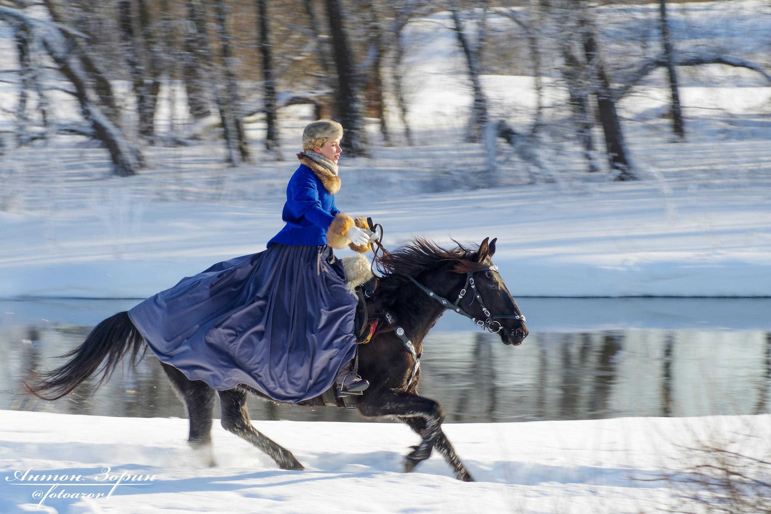 Конная охота. Семейный и детский фотограф Антон Зорин